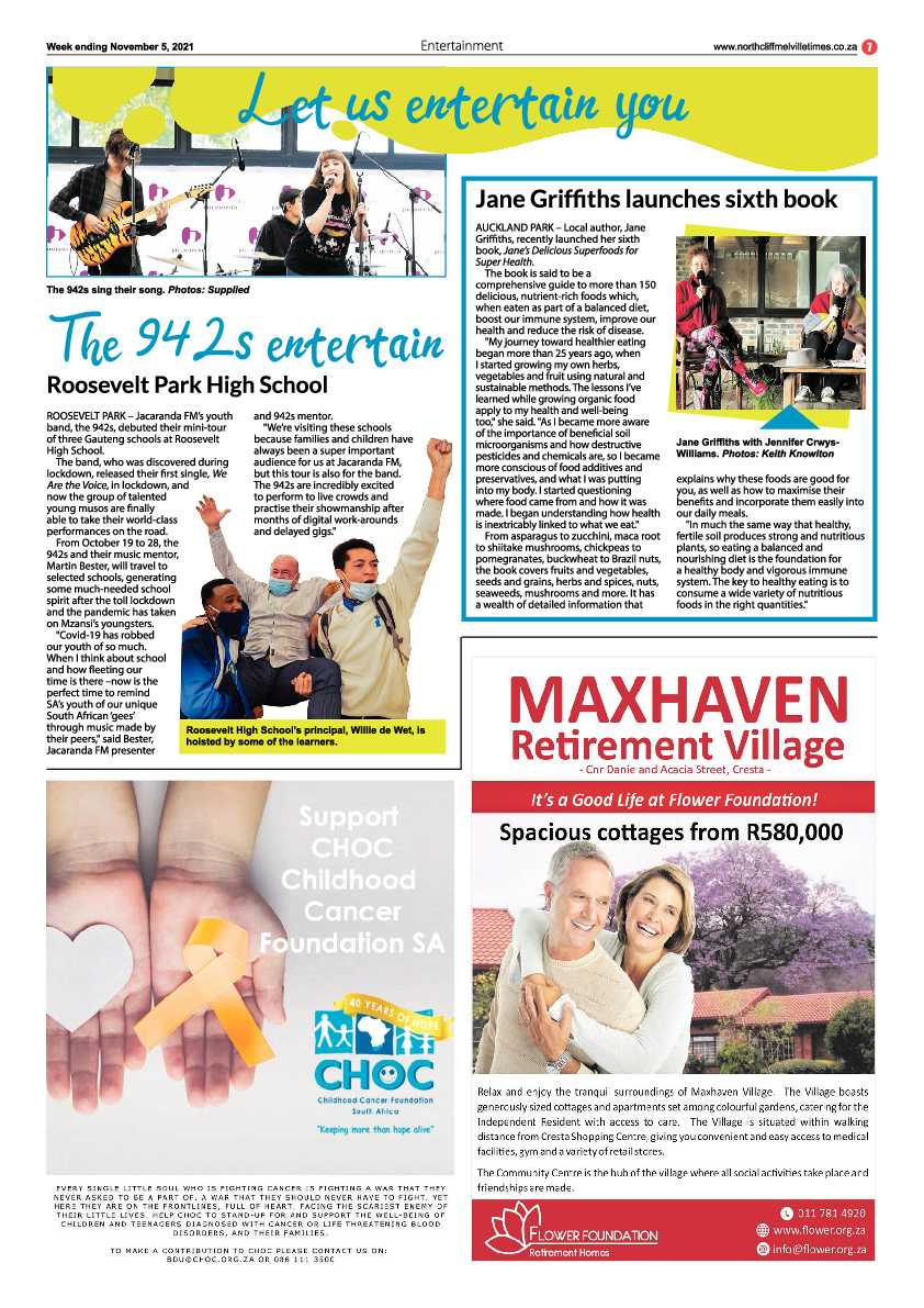 Northcliff Melville Times 05 November 2021 page 7