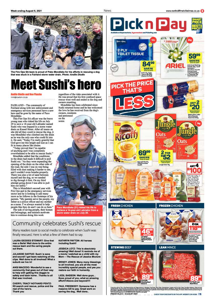 Northcliff Melville Times 06 August 2021 page 3