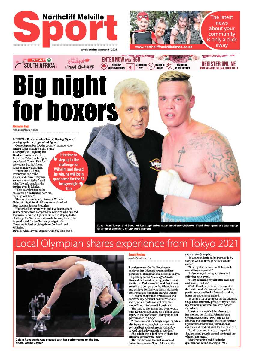 Northcliff Melville Times 06 August 2021 page 8