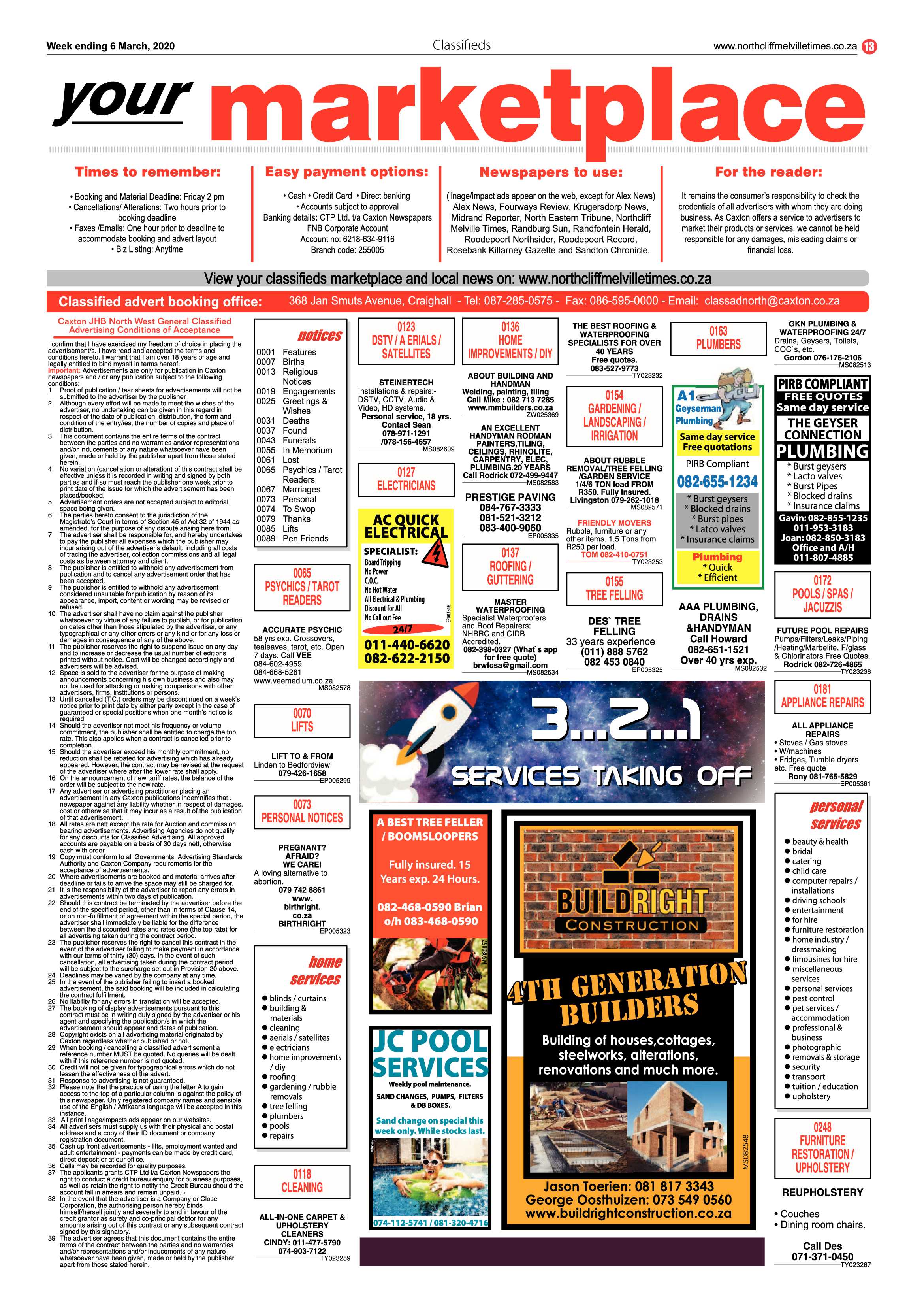 Northcliff Melville Times 06 March 2020 page 13