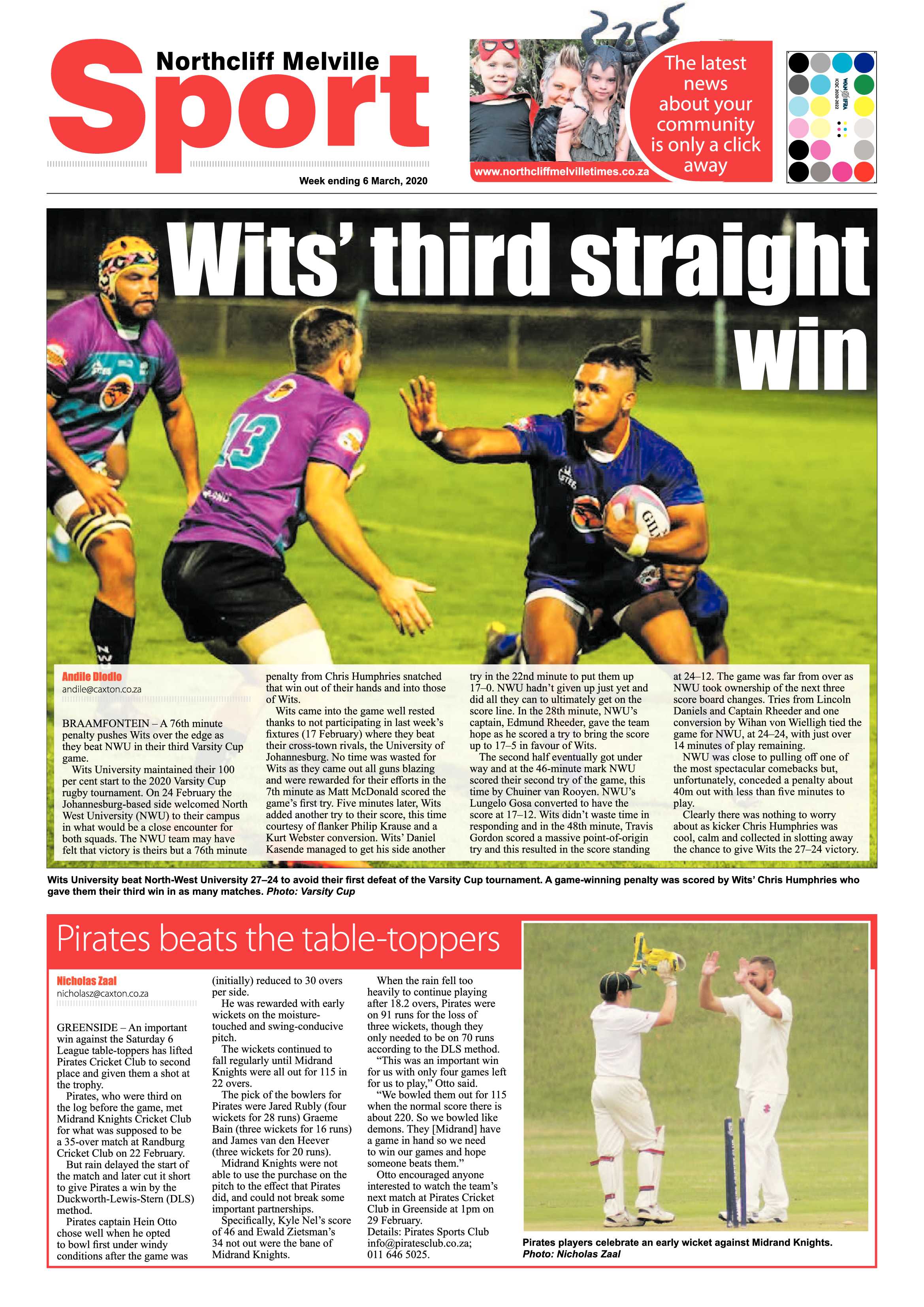 Northcliff Melville Times 06 March 2020 page 16