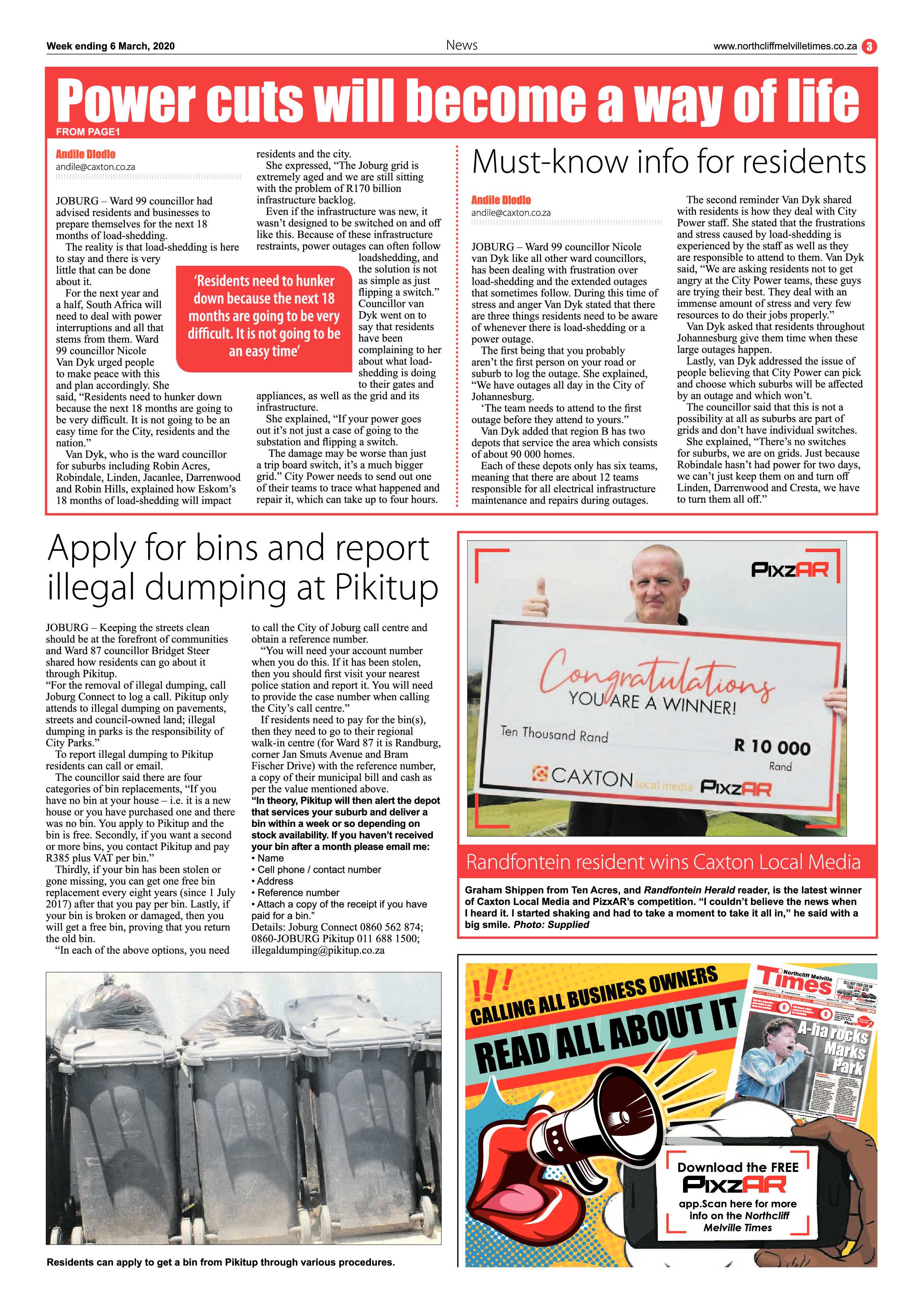 Northcliff Melville Times 06 March 2020 page 3
