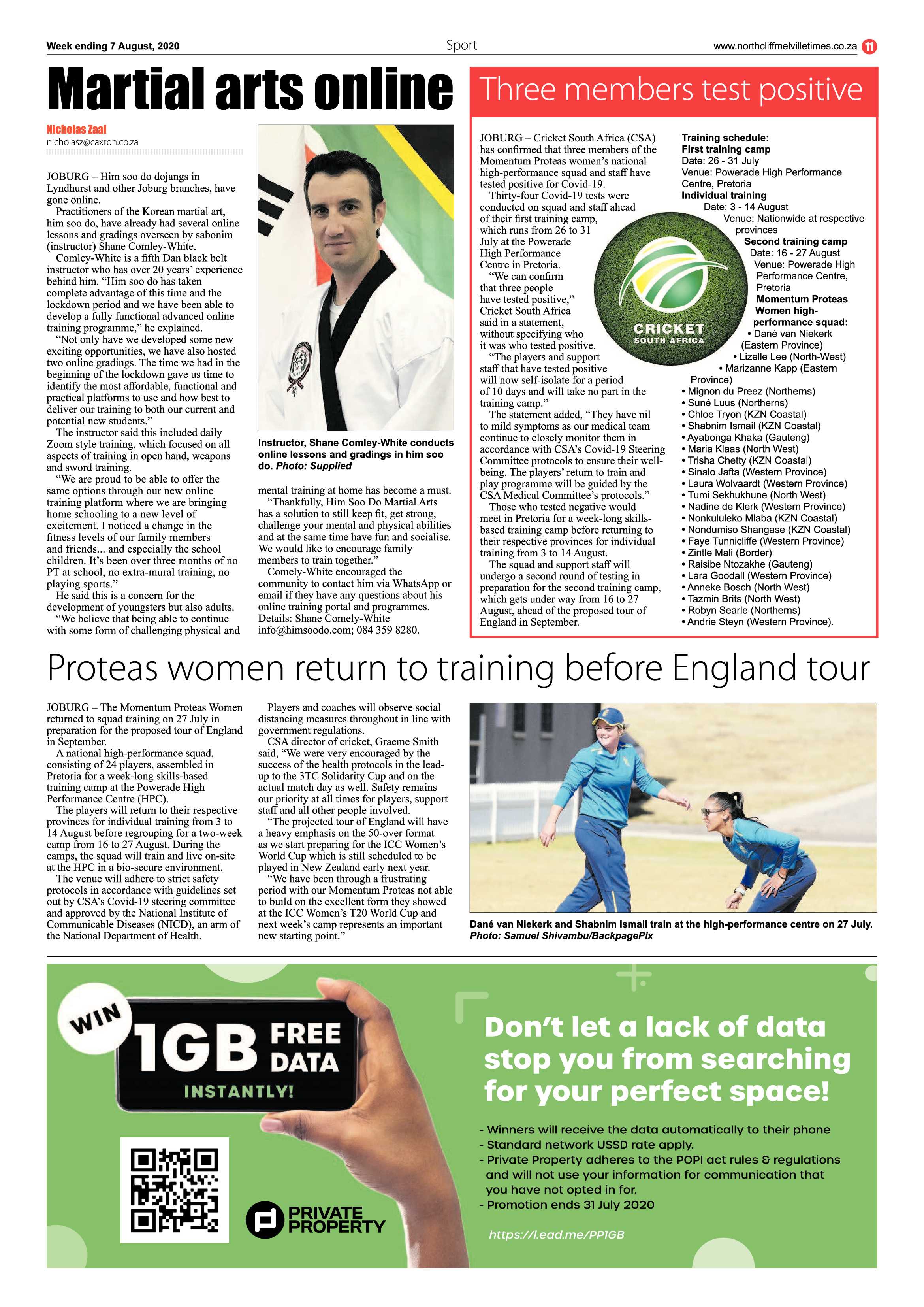 Northcliff Melville Times 07 August 2020 page 11