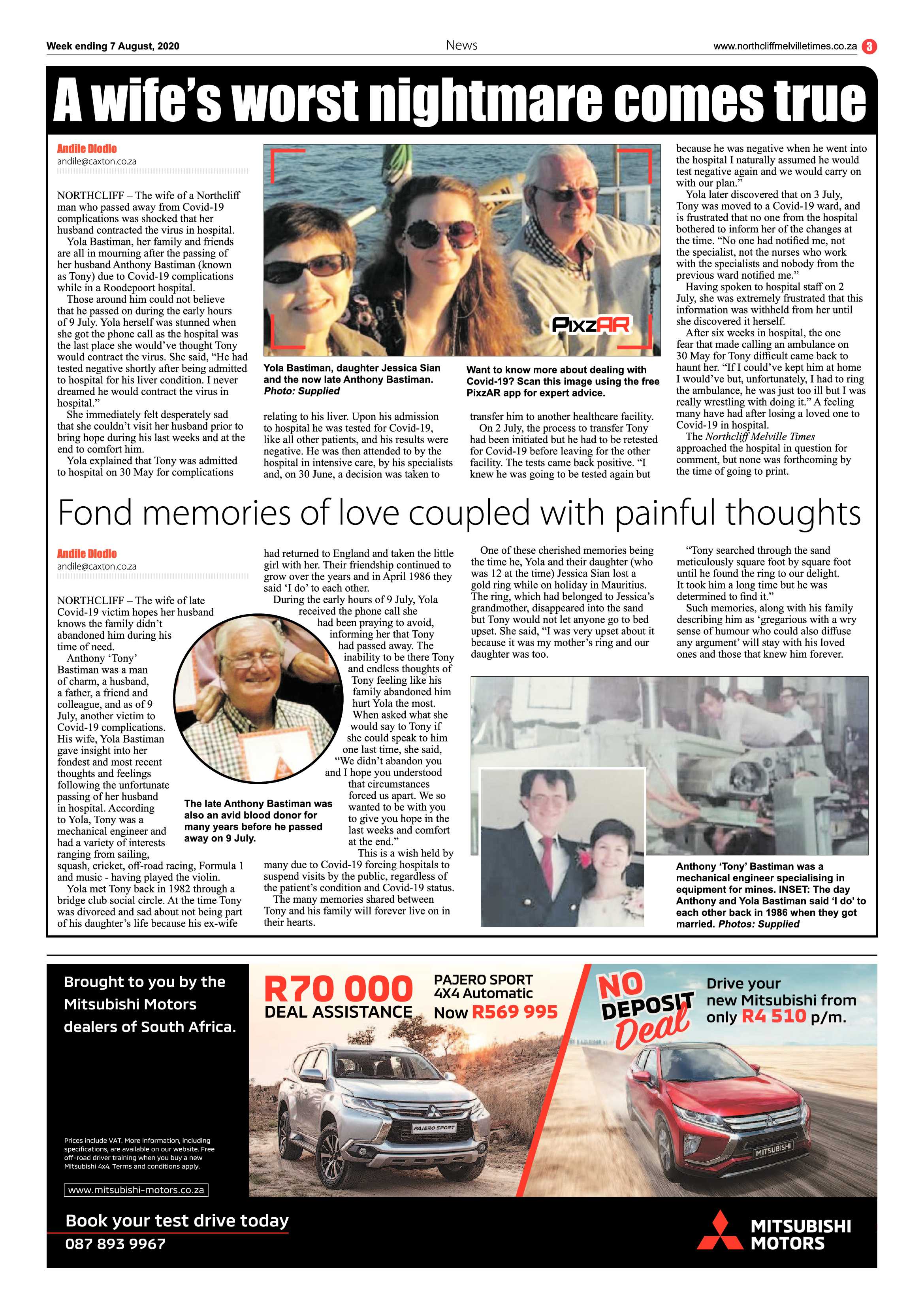 Northcliff Melville Times 07 August 2020 page 3