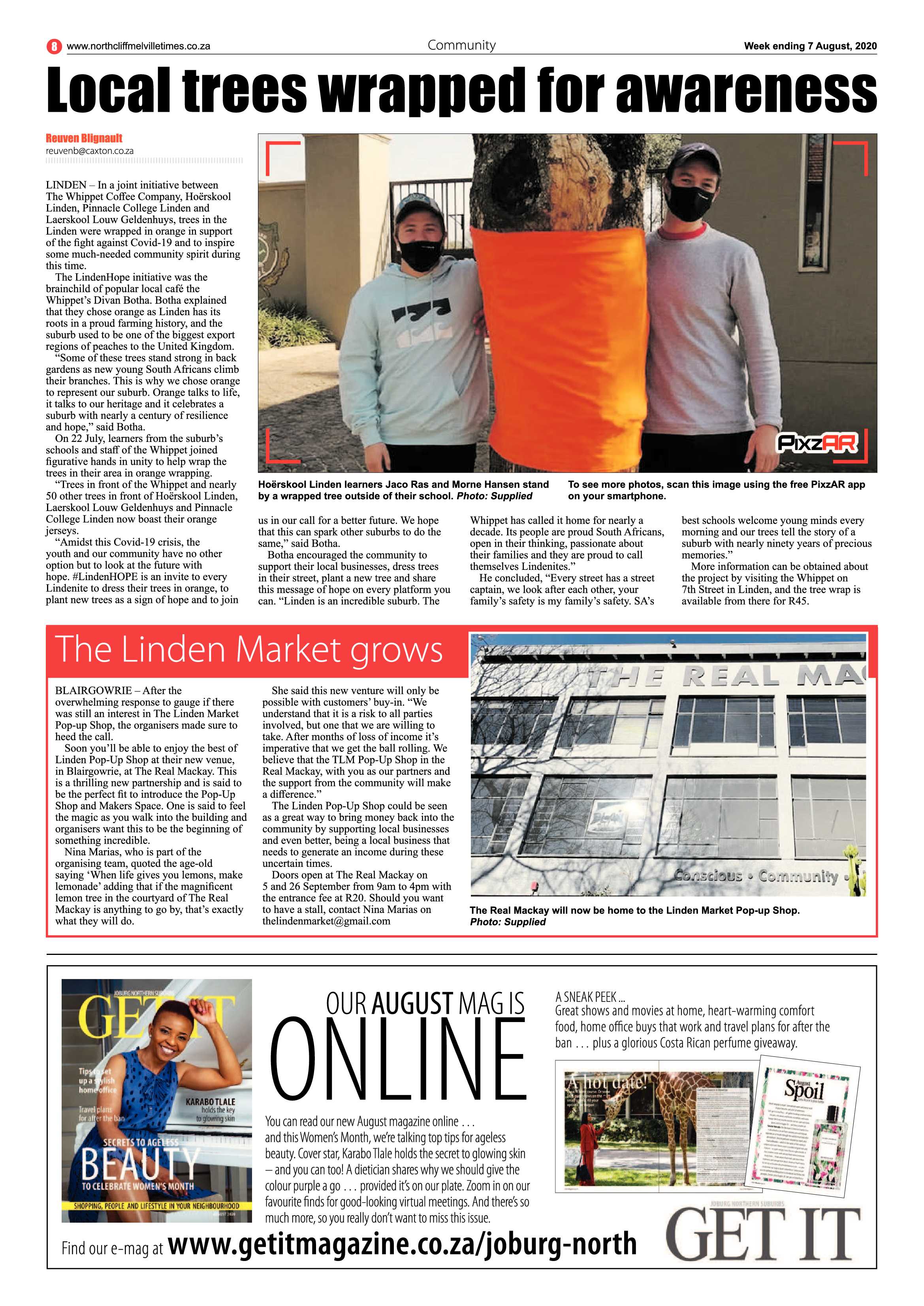Northcliff Melville Times 07 August 2020 page 8