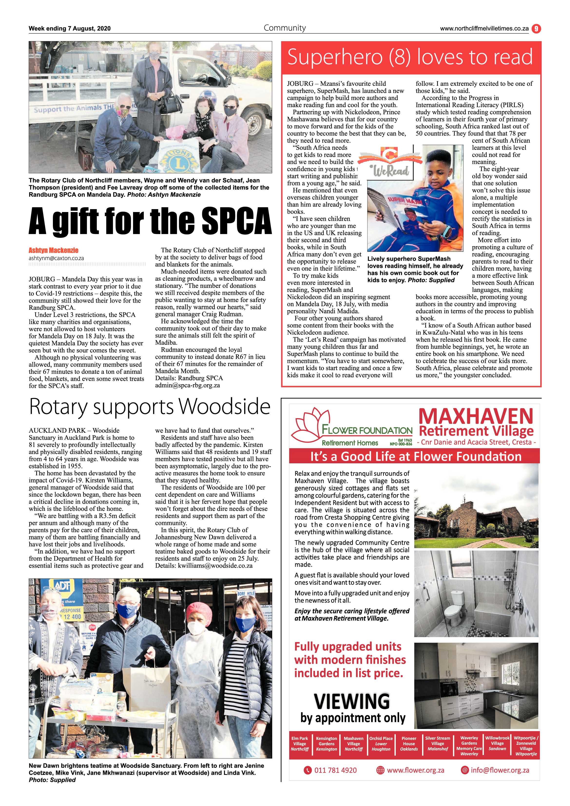 Northcliff Melville Times 07 August 2020 page 9