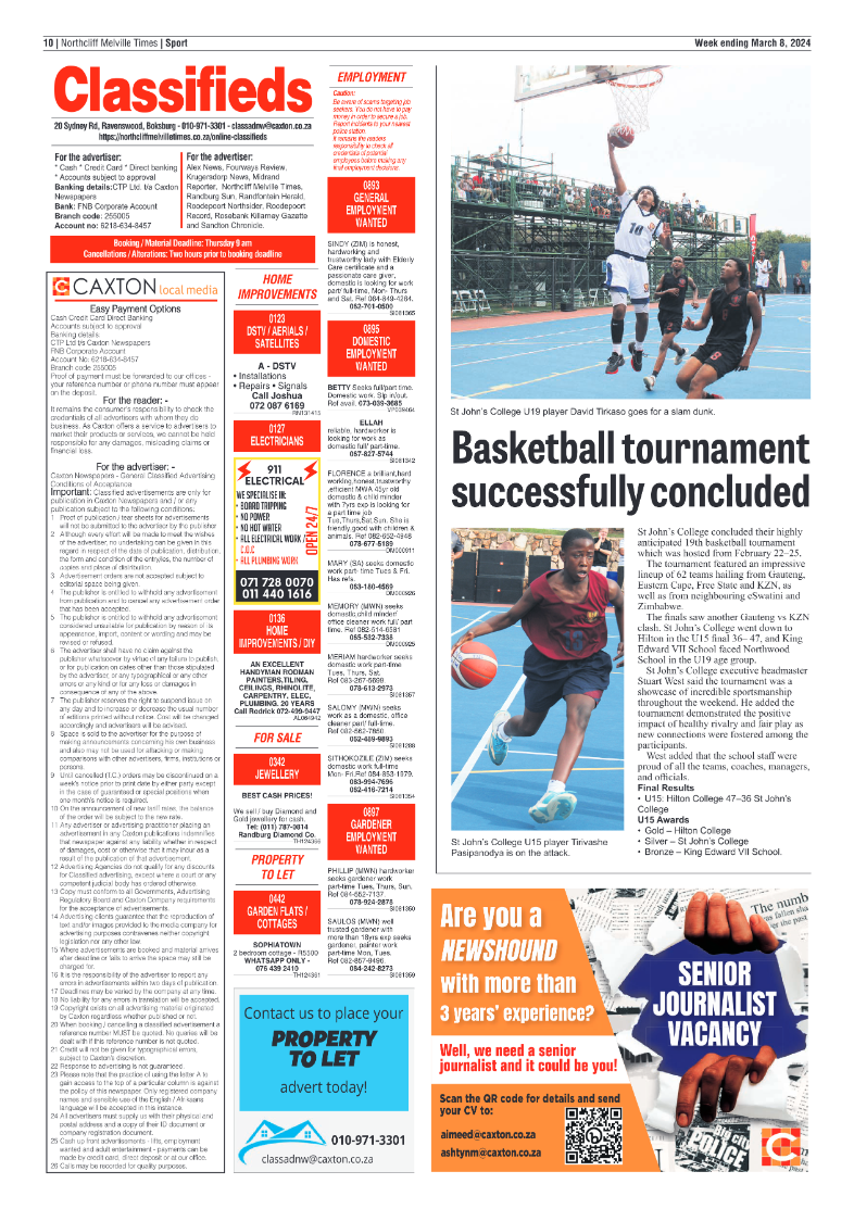Northcliff Melville Times 08 March 2024 page 10