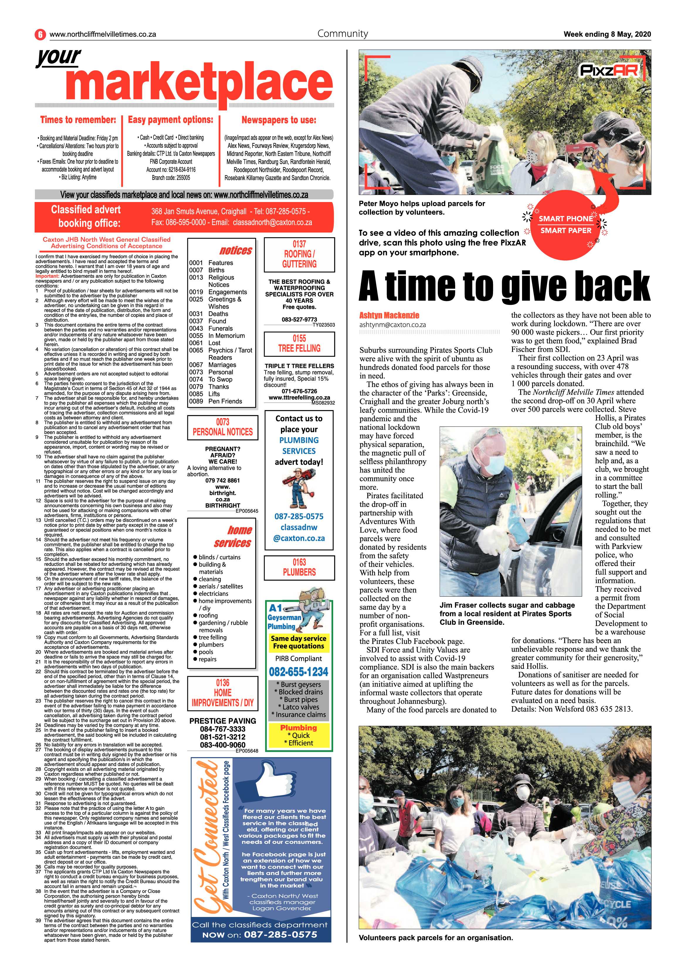 Northcliff Melville Times 08 May 2020 page 6