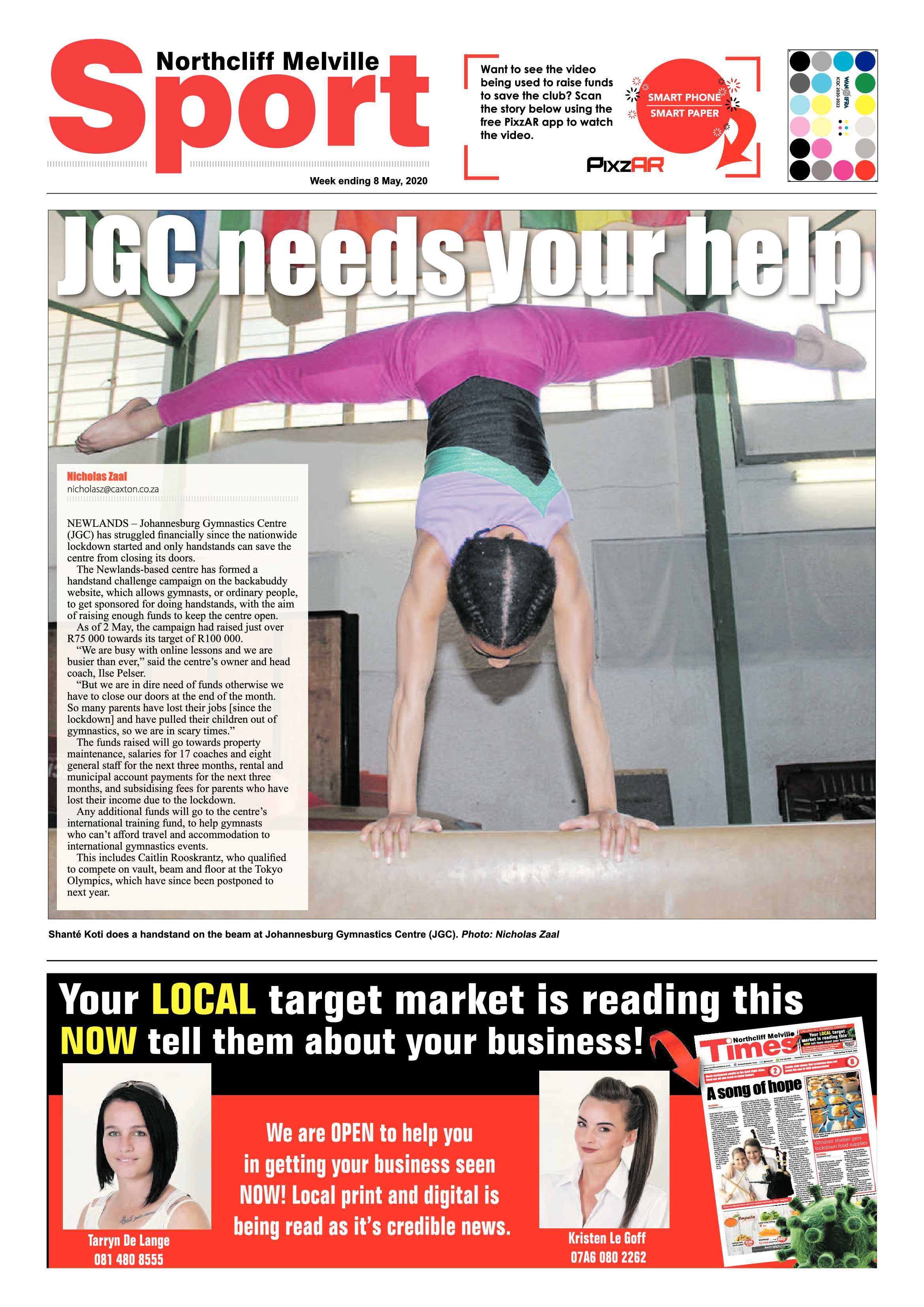 Northcliff Melville Times 08 May 2020 page 8
