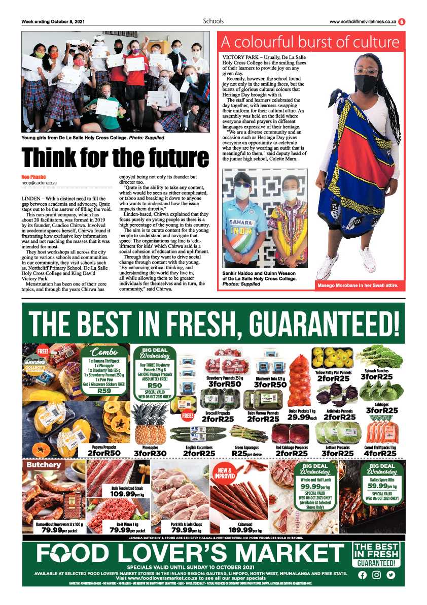 Northcliff Melville Times 08 October 2021 page 5
