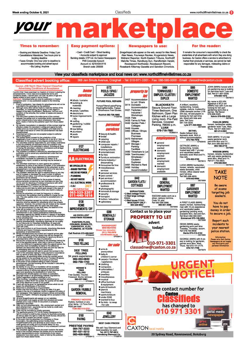 Northcliff Melville Times 08 October 2021 page 7