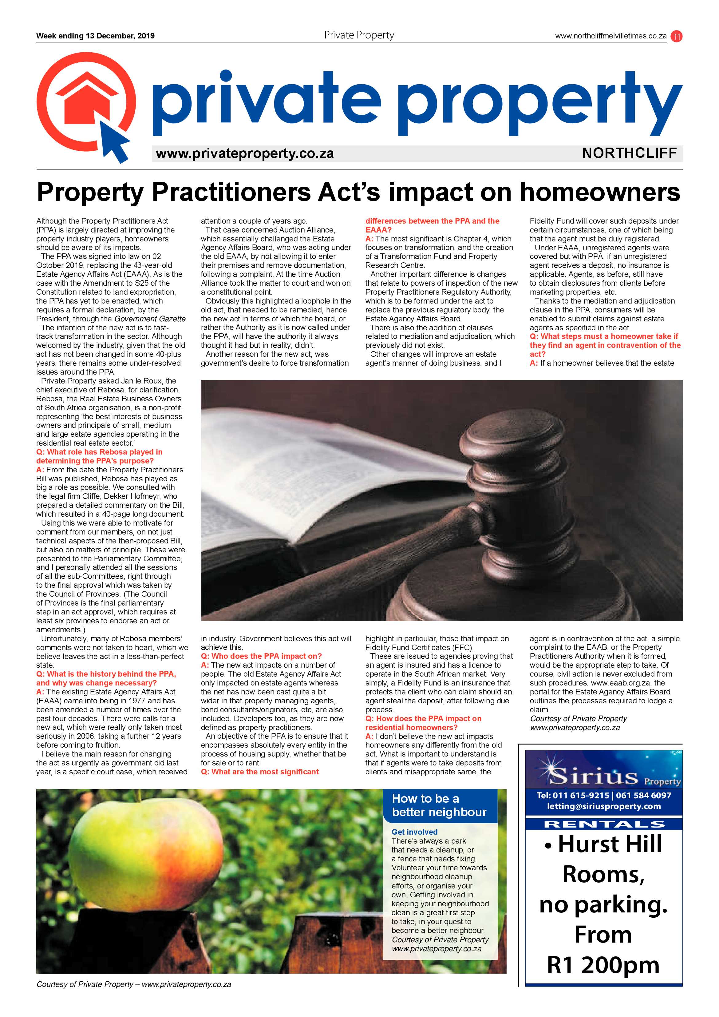 Northcliff Melville Times 09 December 2019 page 11