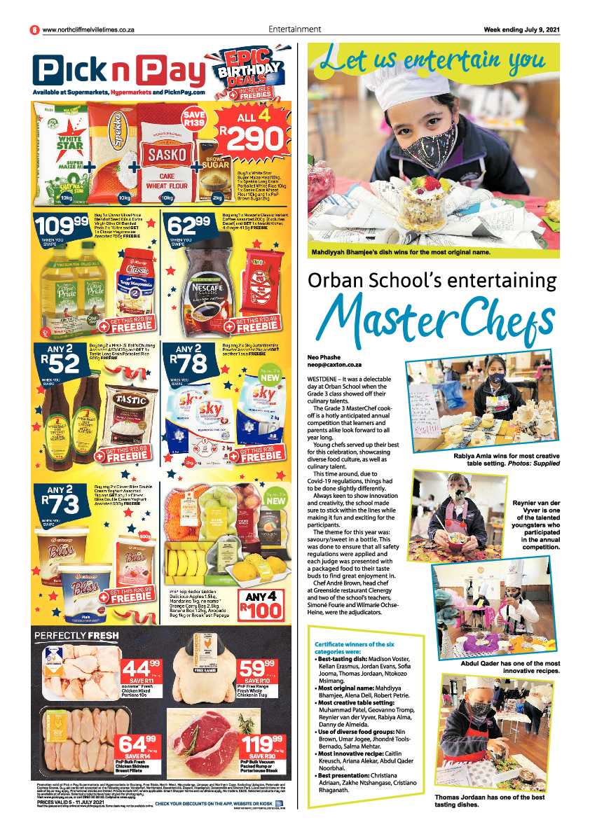 Northcliff Melville Times 09 July 2021 page 6