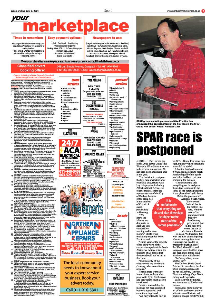 Northcliff Melville Times 09 July 2021 page 7