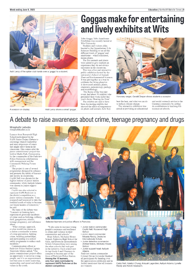 Northcliff Melville Times 09 June 2023 page 9
