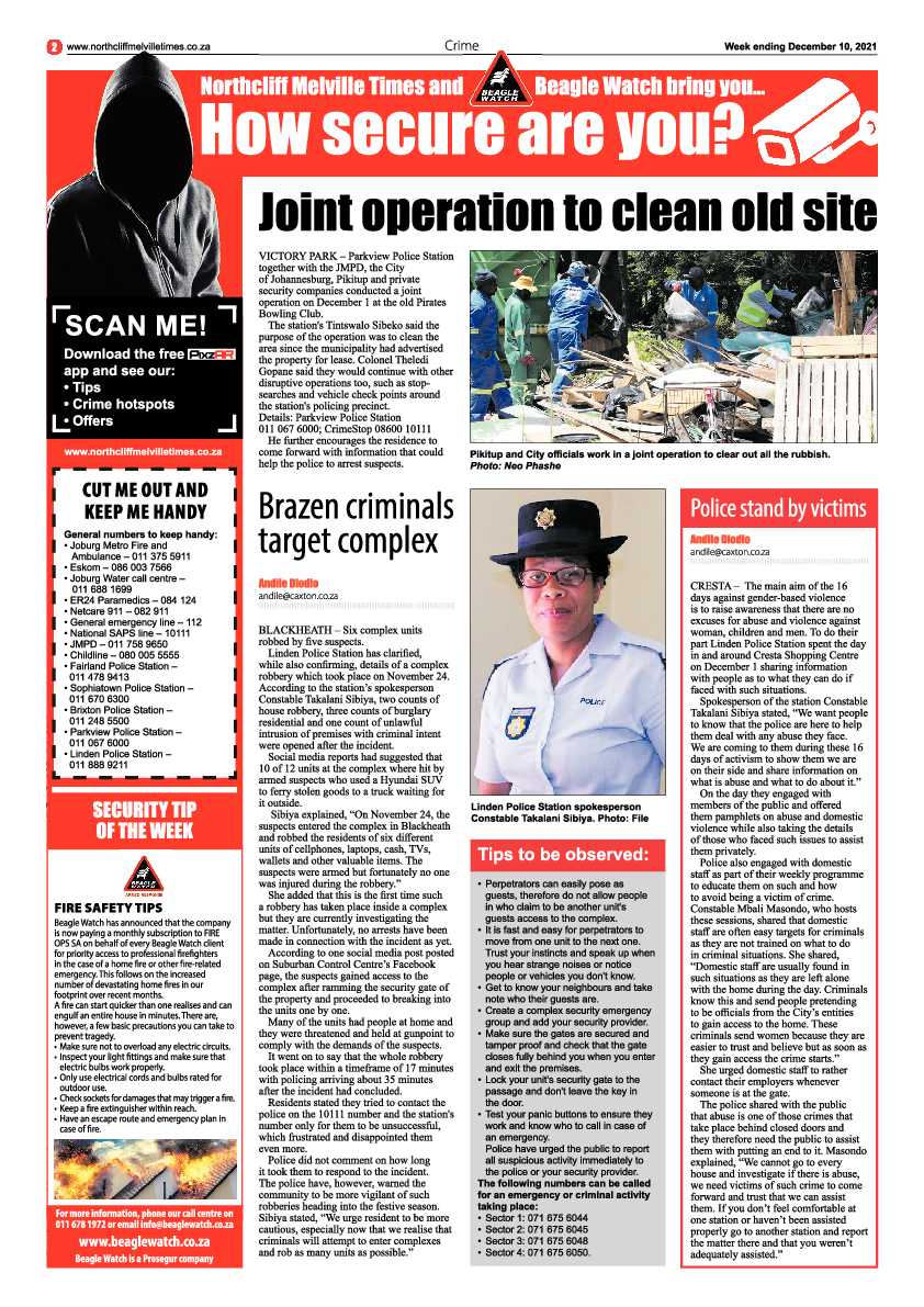 Northcliff Melville Times 10 December 2021 page 2