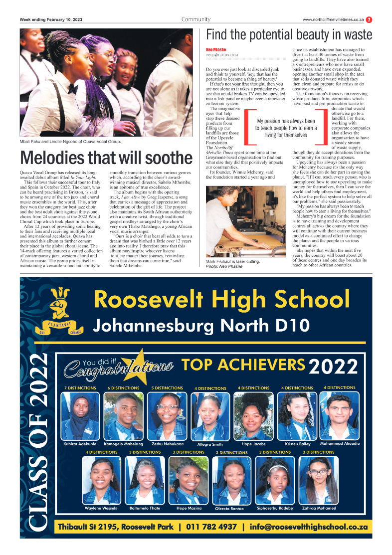 Northcliff Melville Times 10 Feb 2023 page 7