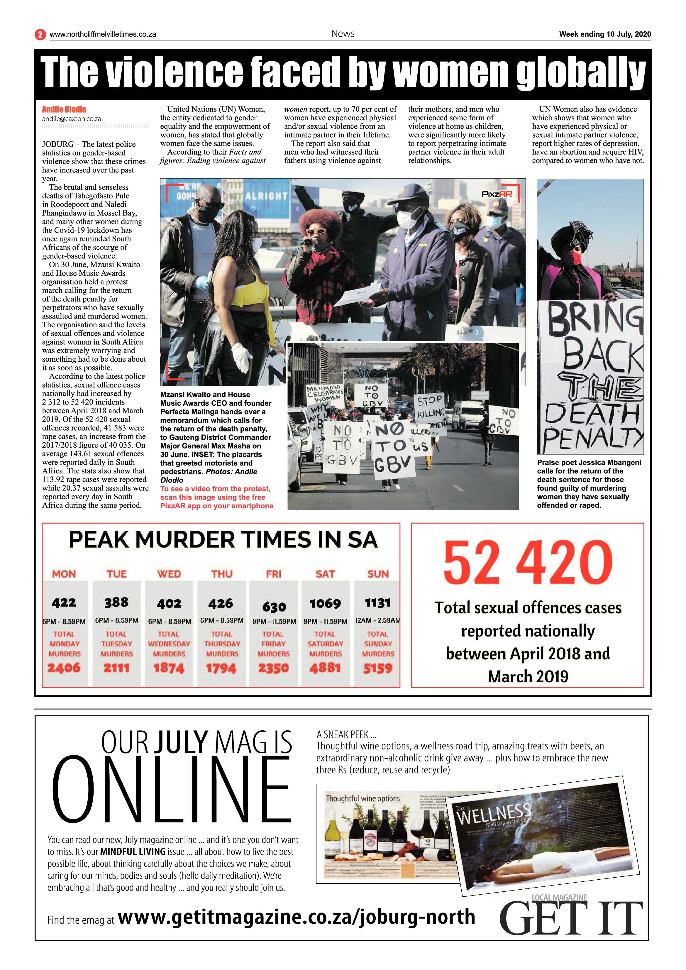 Northcliff Melville  Times 10 July 2020 page 2