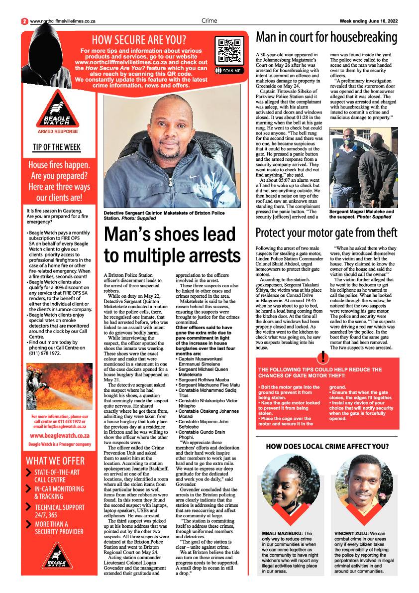 Northcliff Melville Times 10 June 2022 page 2