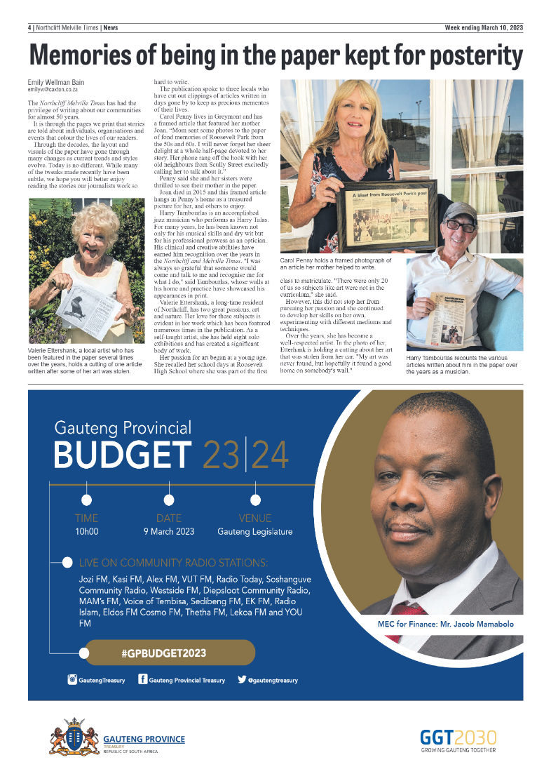 Northcliff Melville Times 10 March 2023 page 4