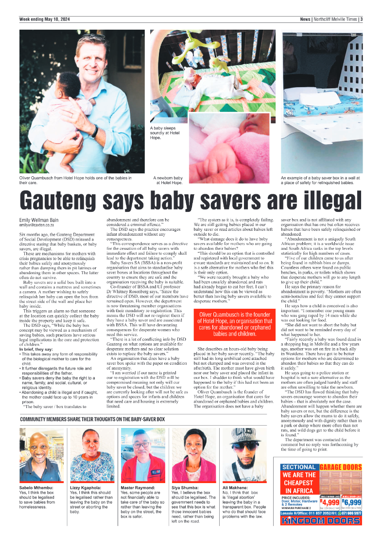 Northcliff Melville Times 10 May 2024 page 3