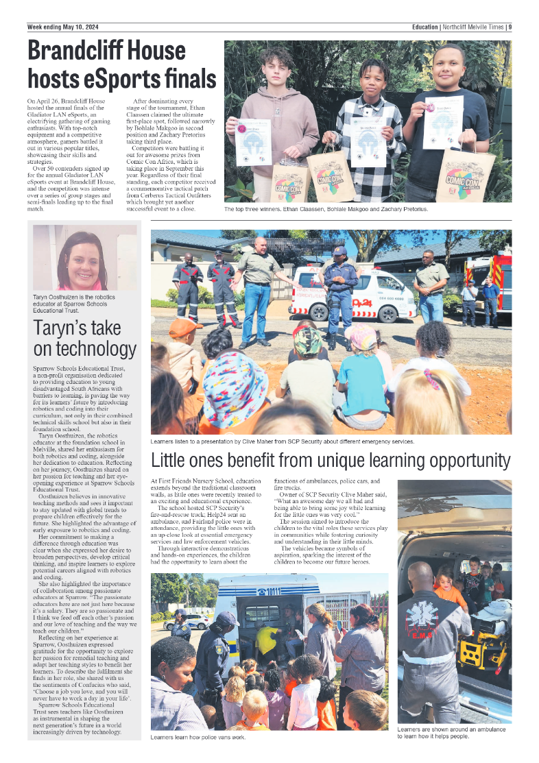 Northcliff Melville Times 10 May 2024 page 9
