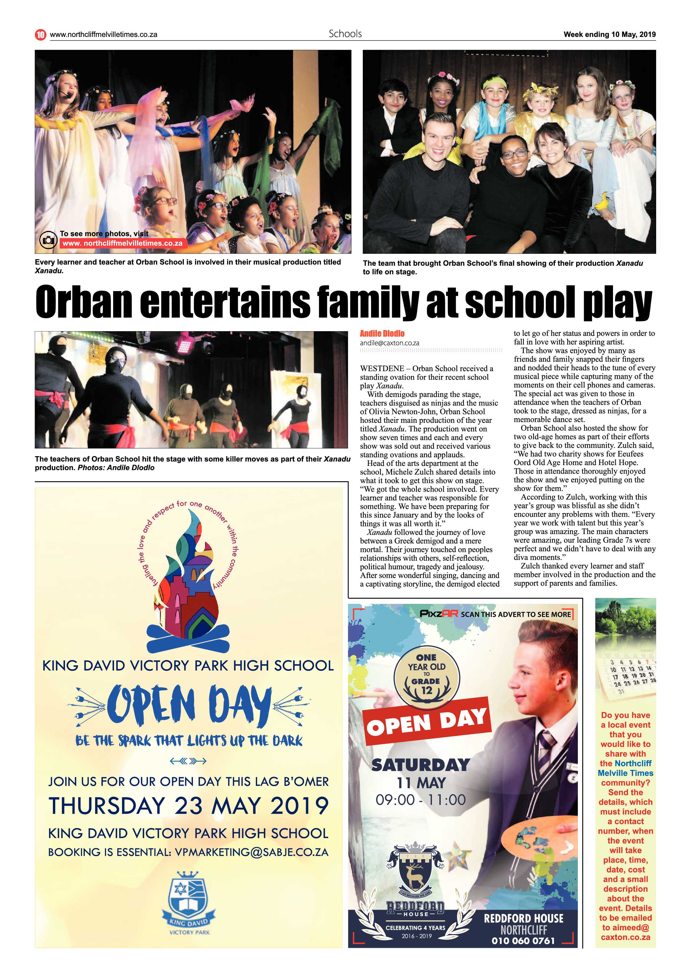 Northcliff Melville Times 10 May, 2019 page 10