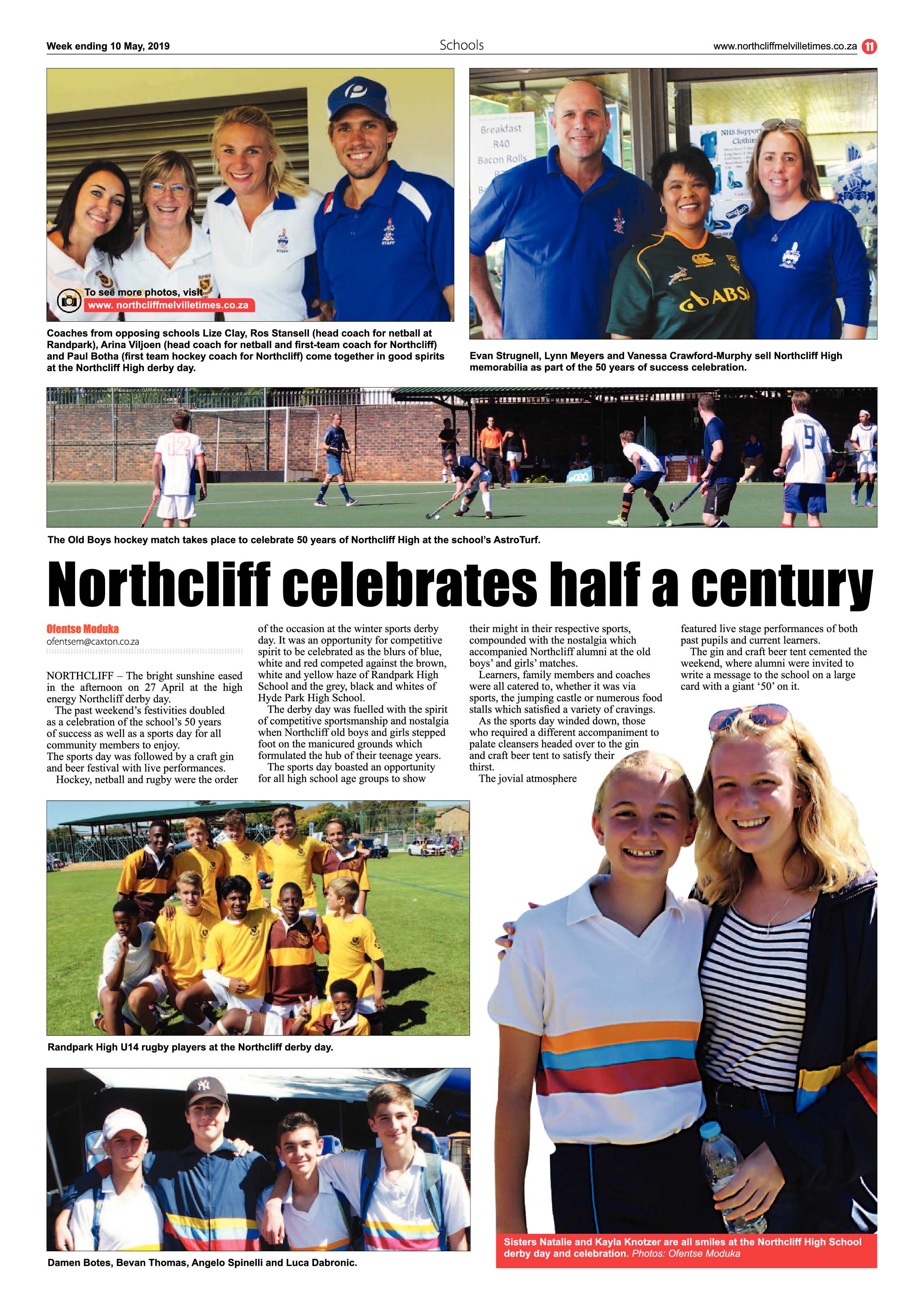 Northcliff Melville Times 10 May, 2019 page 11