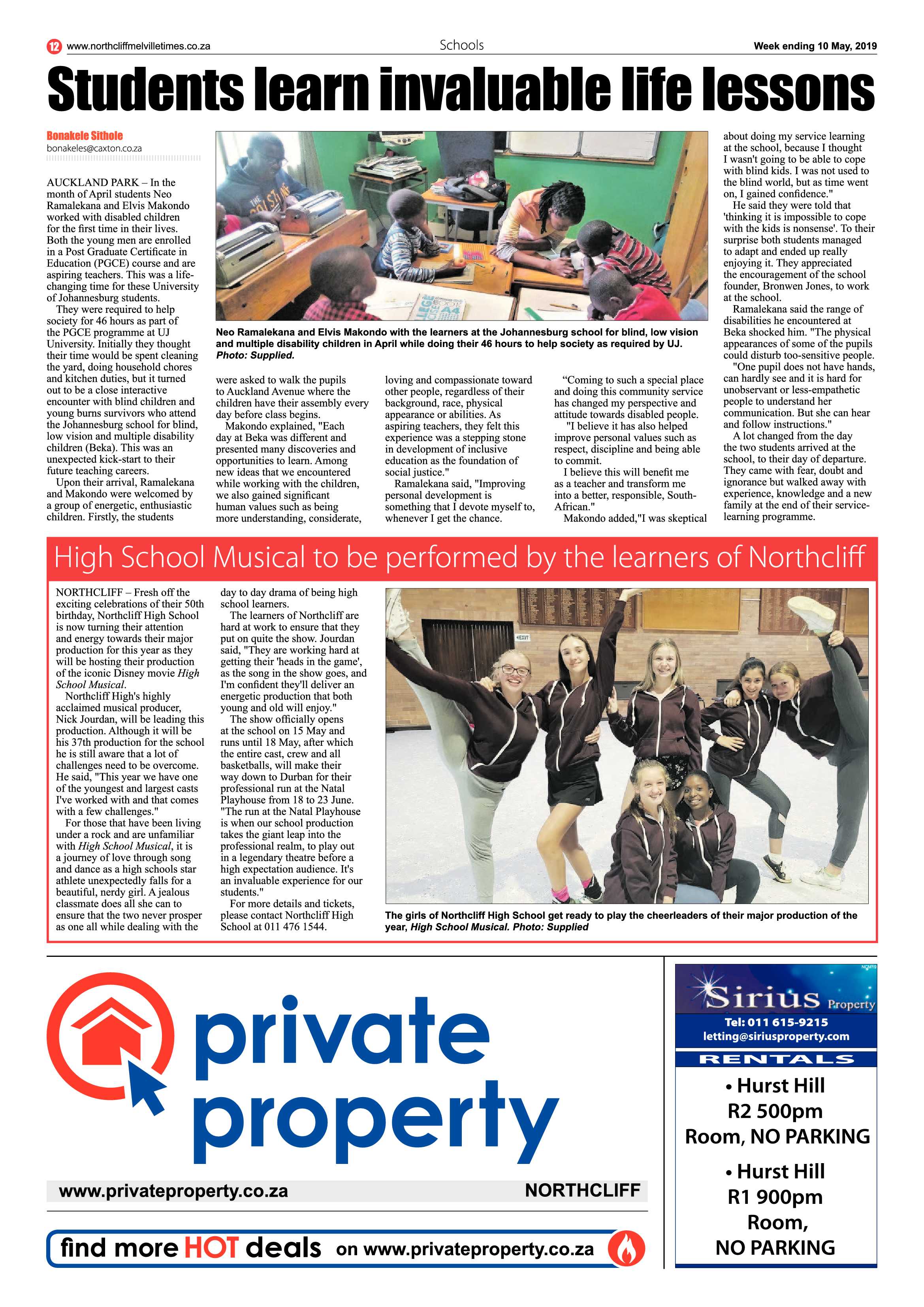 Northcliff Melville Times 10 May, 2019 page 12