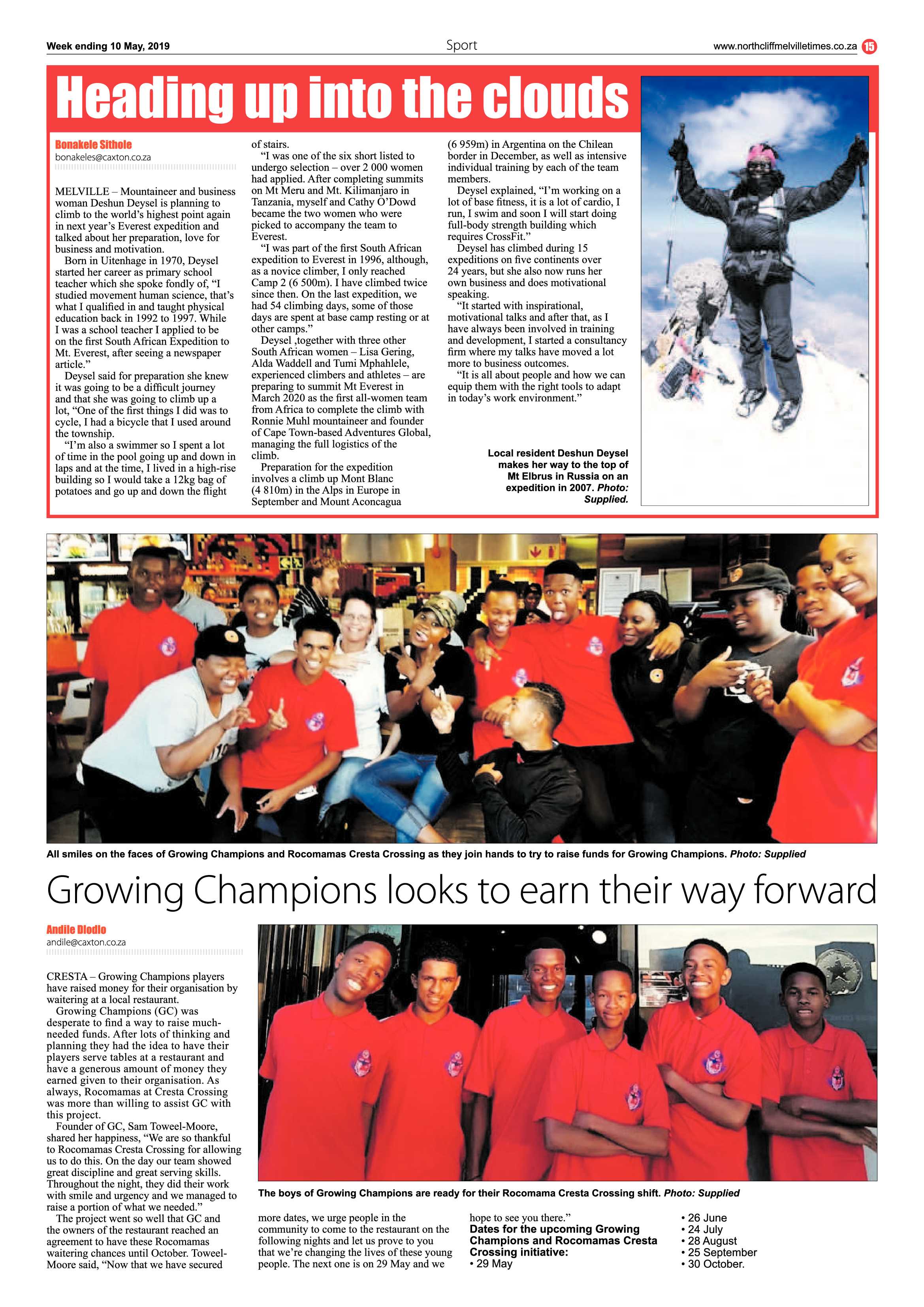 Northcliff Melville Times 10 May, 2019 page 15