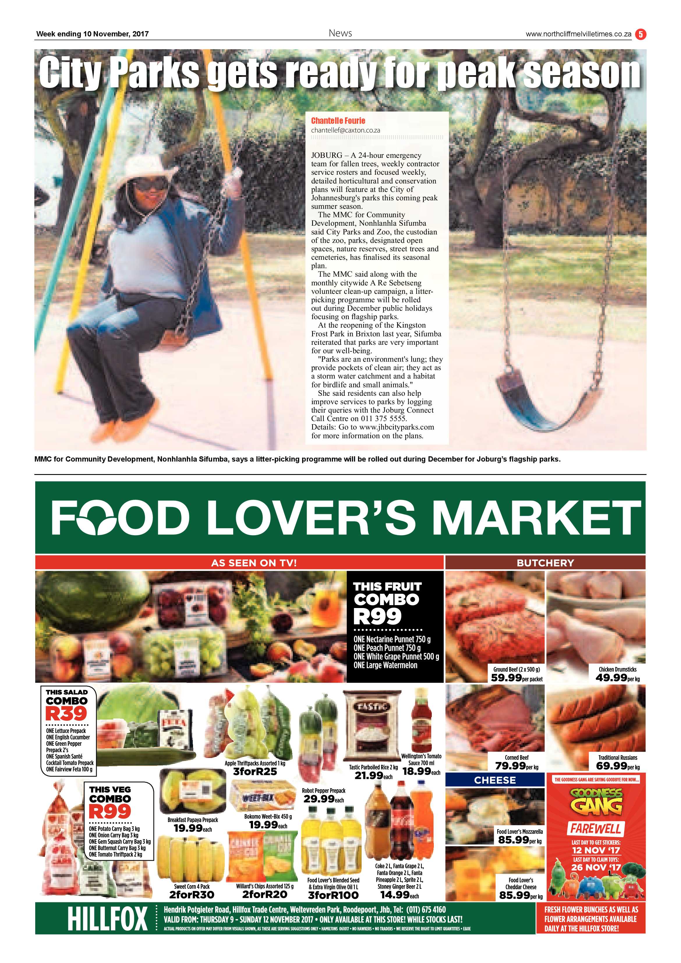 Northcliff Melville Times 10 November 2017 page 5