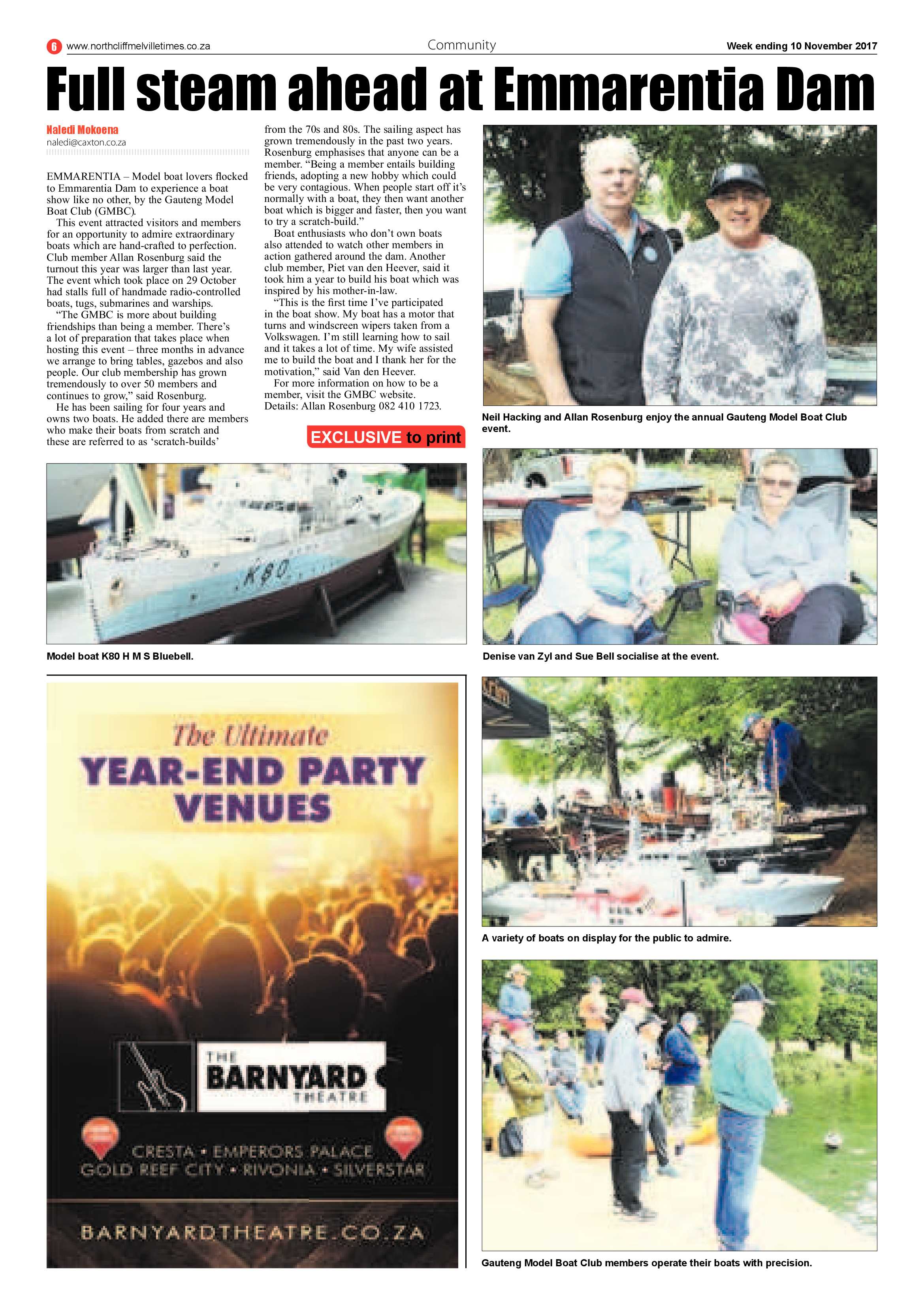 Northcliff Melville Times 10 November 2017 page 6
