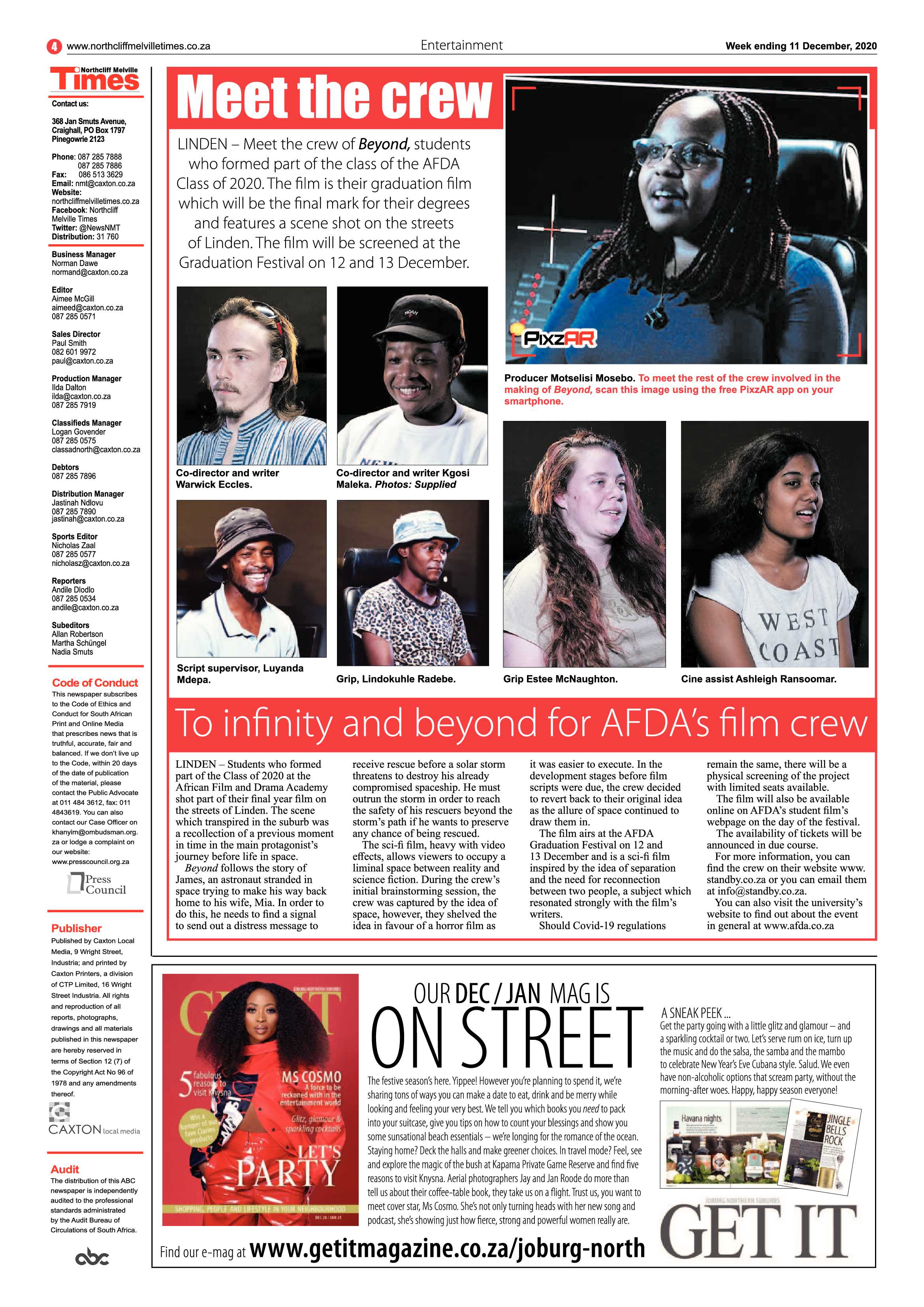 Northcliff Melville Times 11 December 2020 page 4