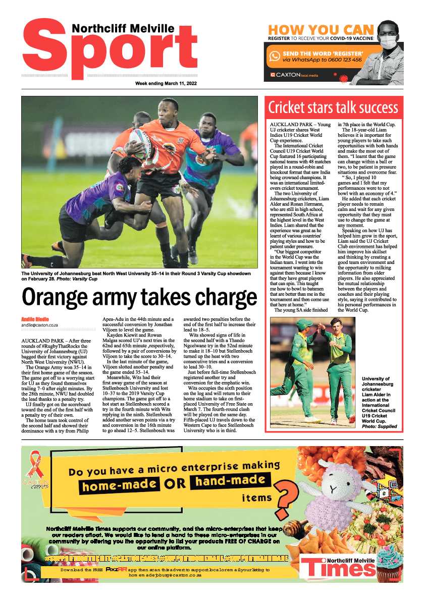Northcliff Melville Times 11 March 2022 page 12