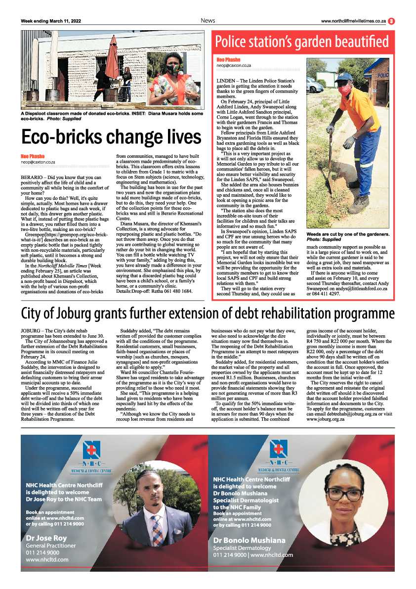 Northcliff Melville Times 11 March 2022 page 3
