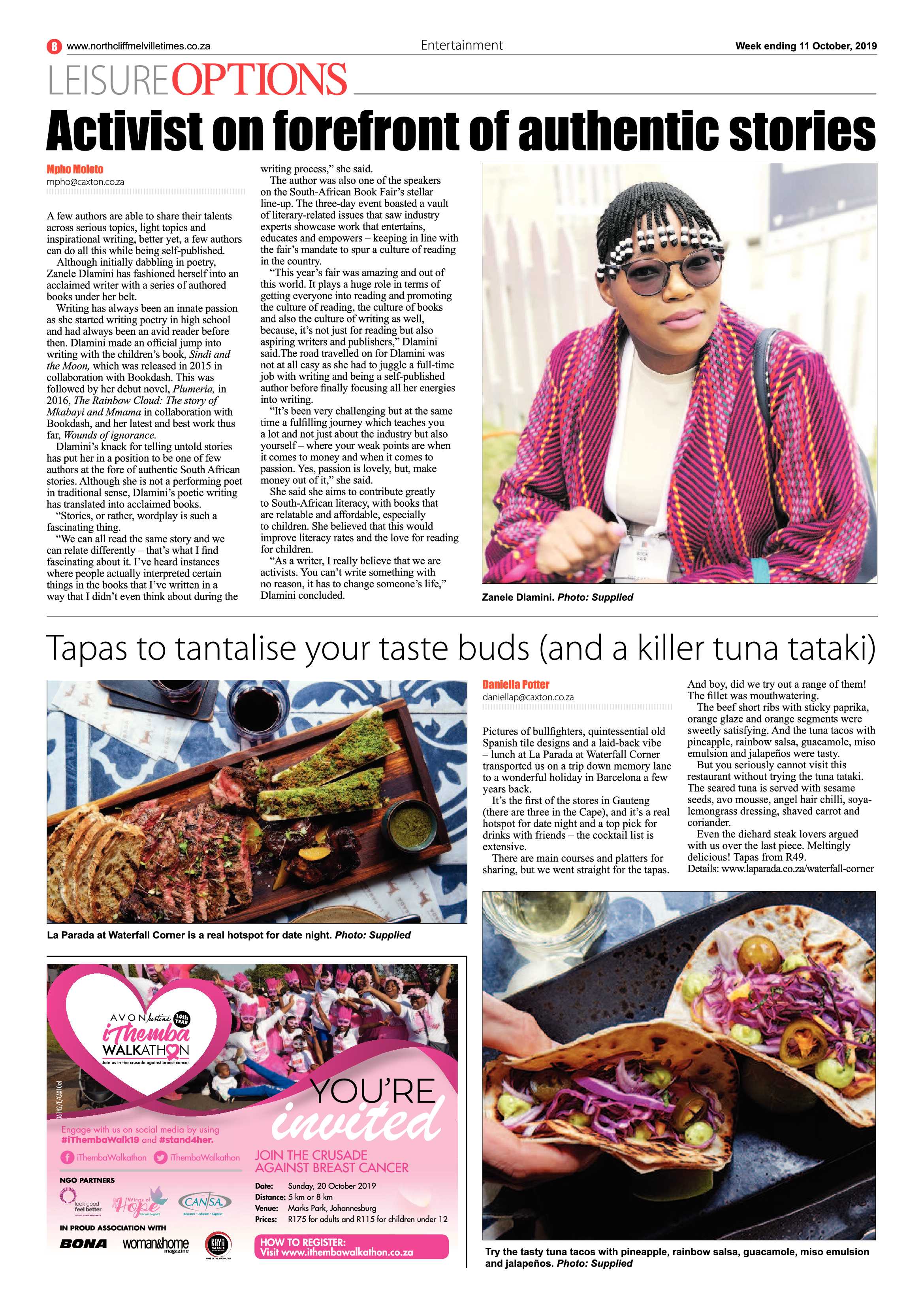 Northcliff Melville Times 11 October, 2019 page 8
