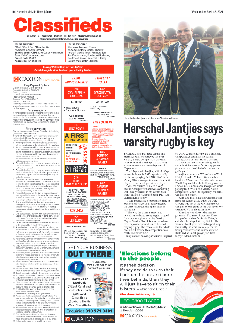 Northcliff Melville Times 12 April 2024 page 10