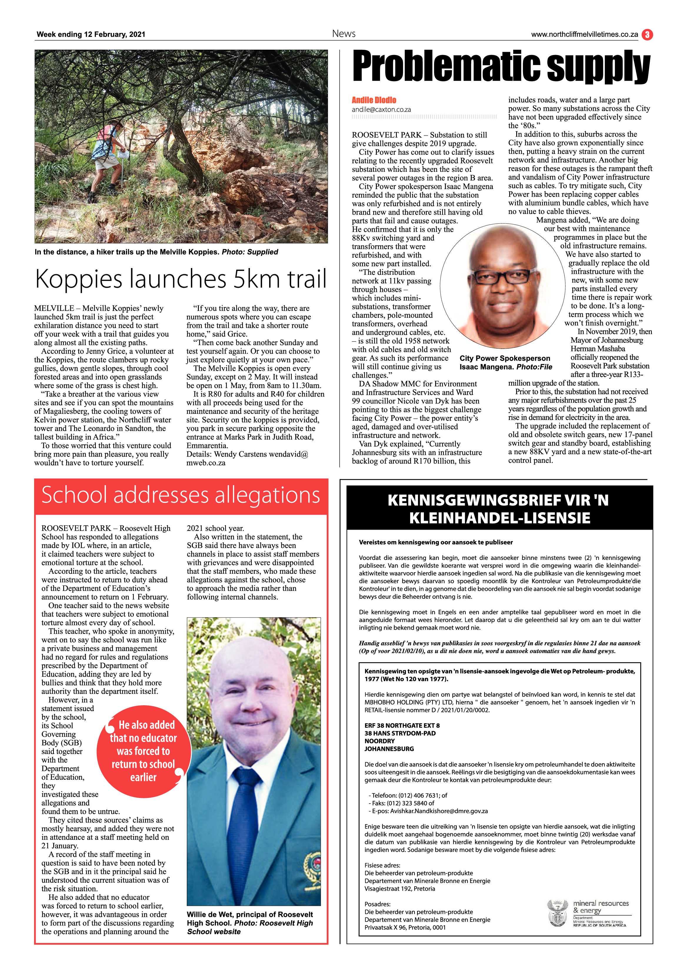 Northcliff Melville Times 12 February 2021 page 3