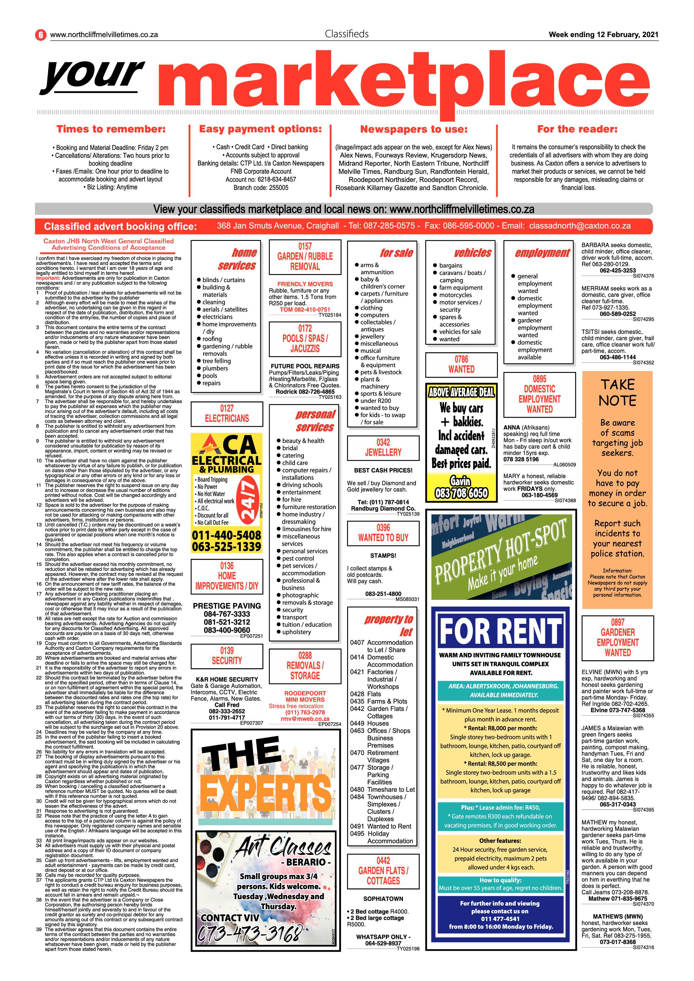 Northcliff Melville Times 12 February 2021 page 6
