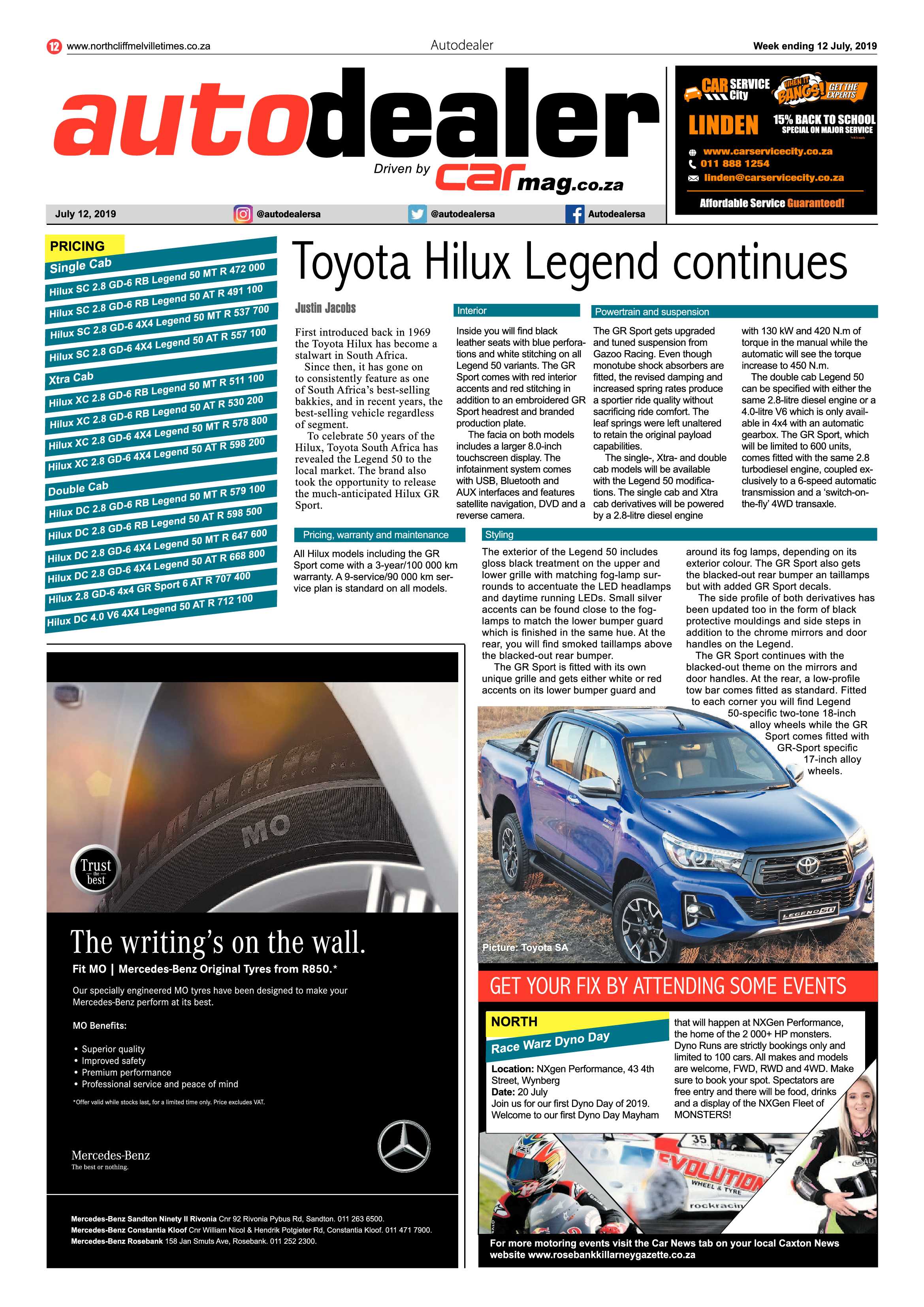 Northcliff Melville Times 12 July, 2019 page 12