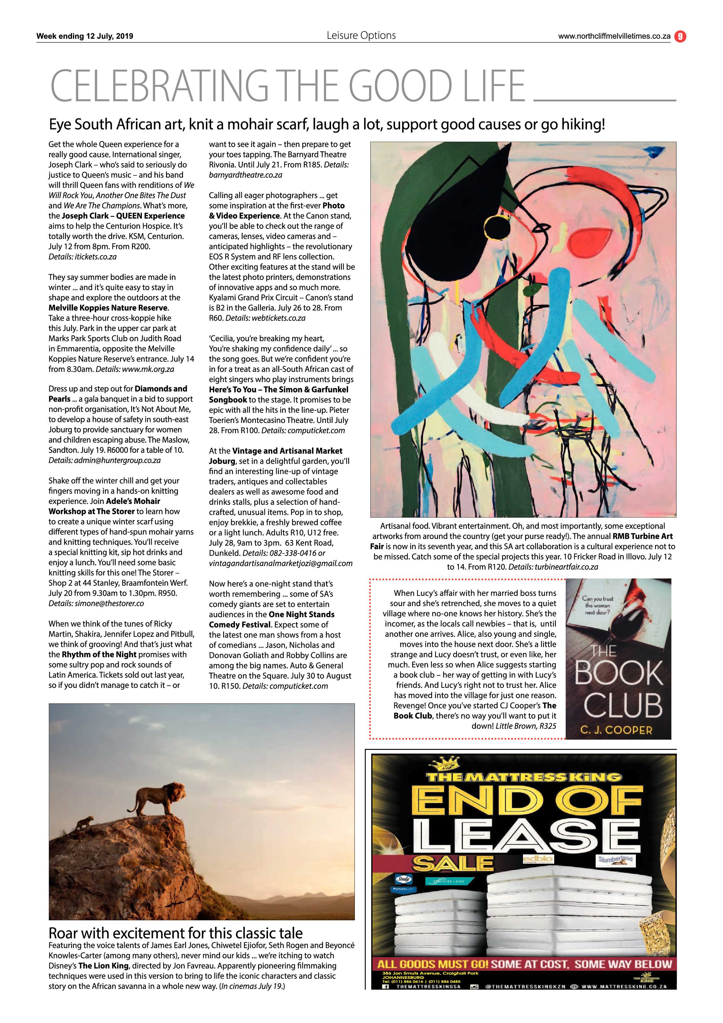 Northcliff Melville Times 12 July, 2019 page 9