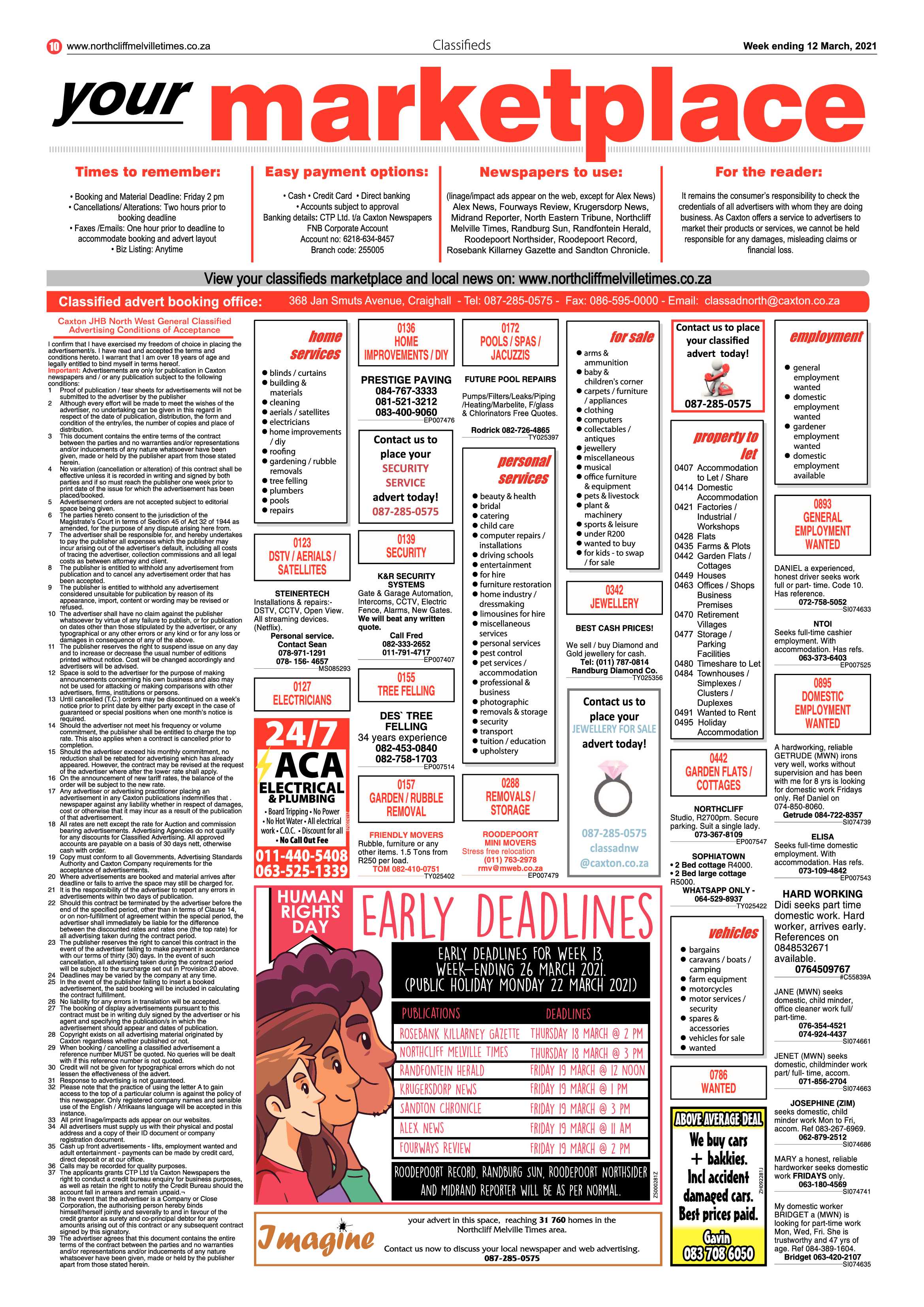 Northcliff Melville Times 12 March 2021 page 10