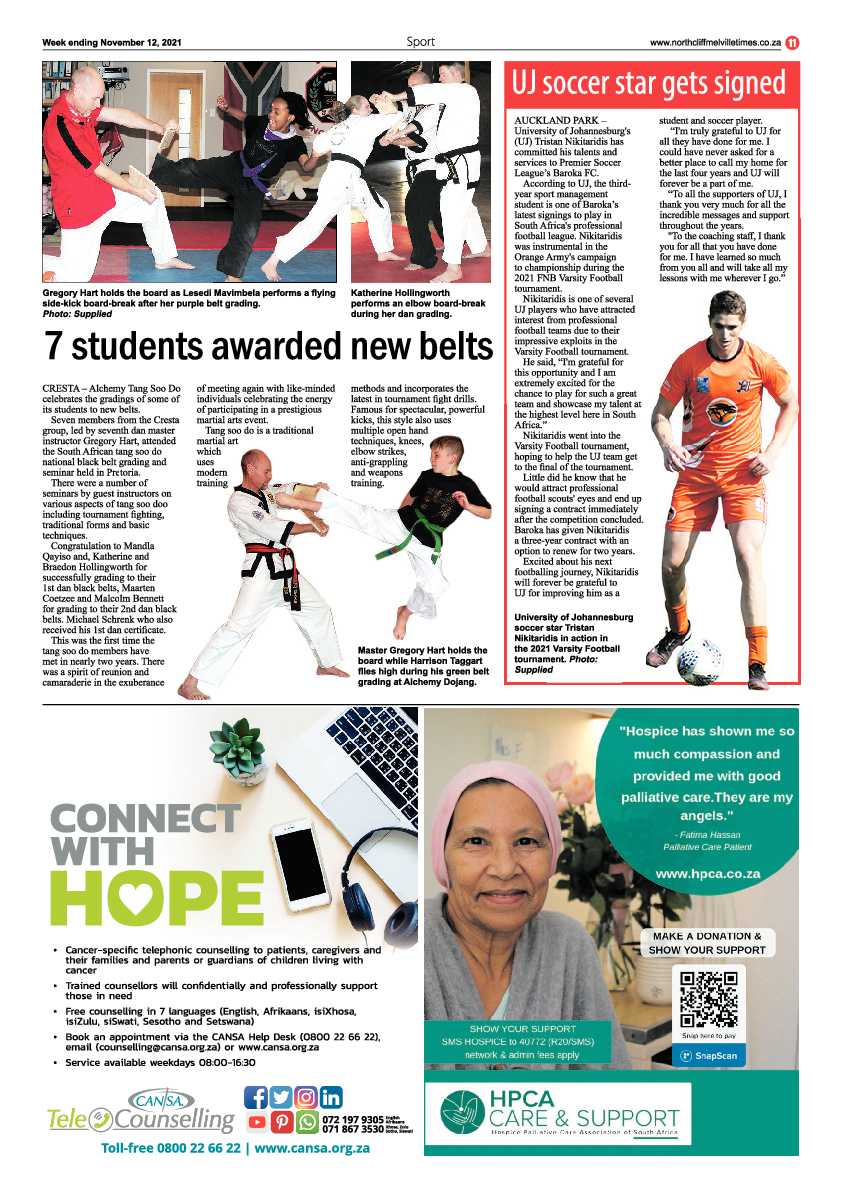 Northcliff Melville Times 12 November 2021 page 13