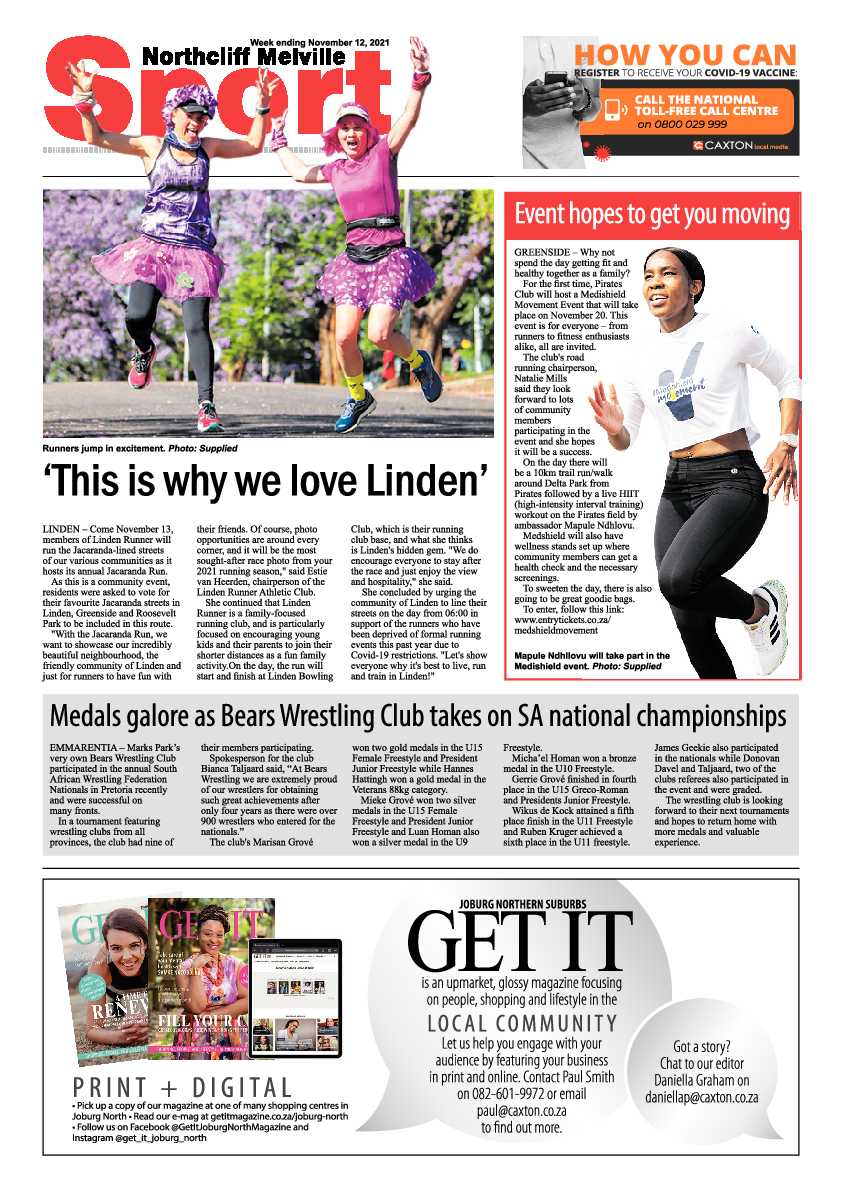 Northcliff Melville Times 12 November 2021 page 14