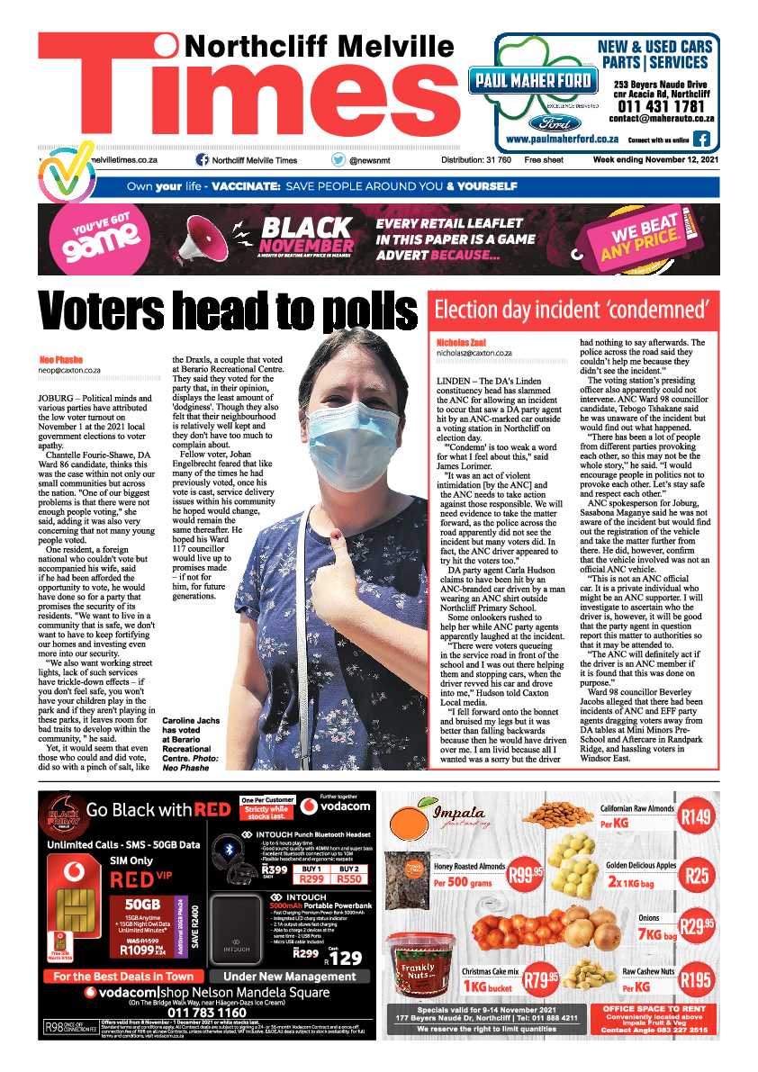 Northcliff Melville Times 12 November 2021 page 3