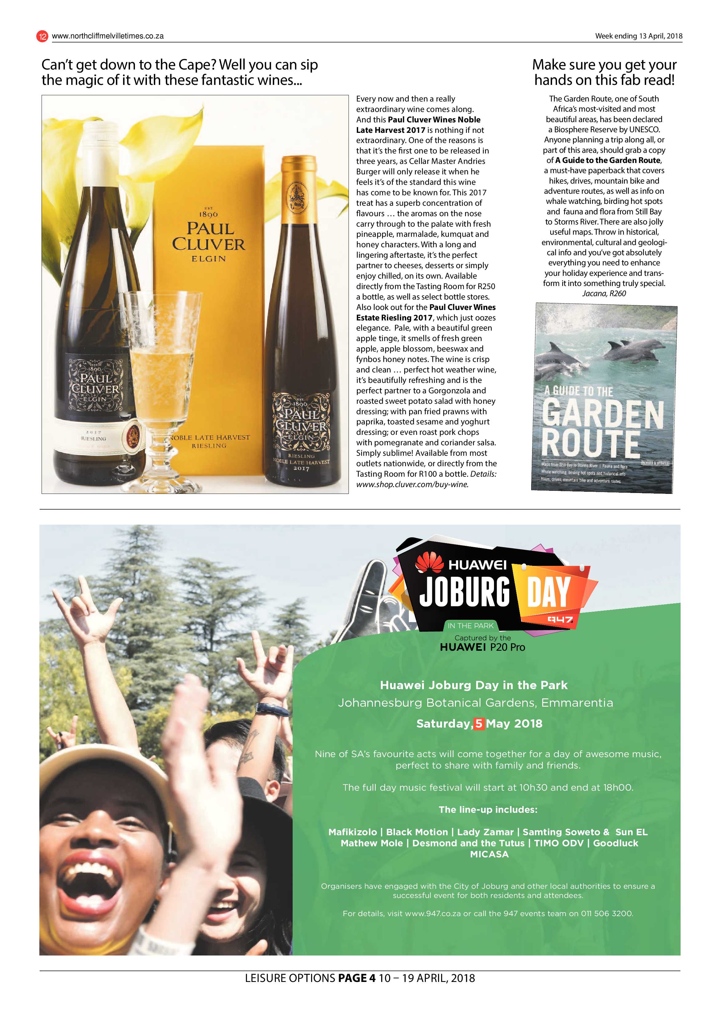 Northcliff Melville Times 13 April 2018 page 12