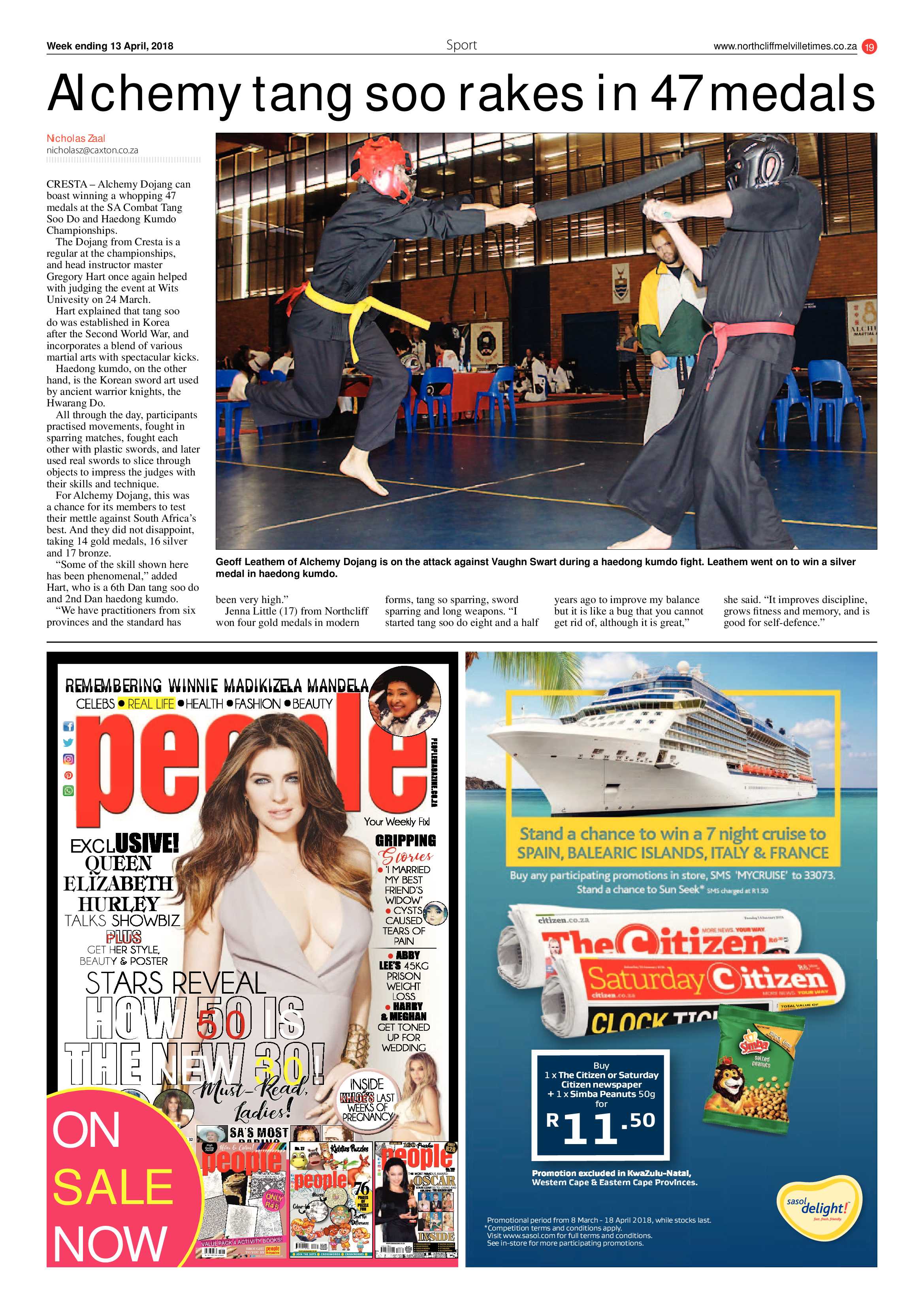 Northcliff Melville Times 13 April 2018 page 19