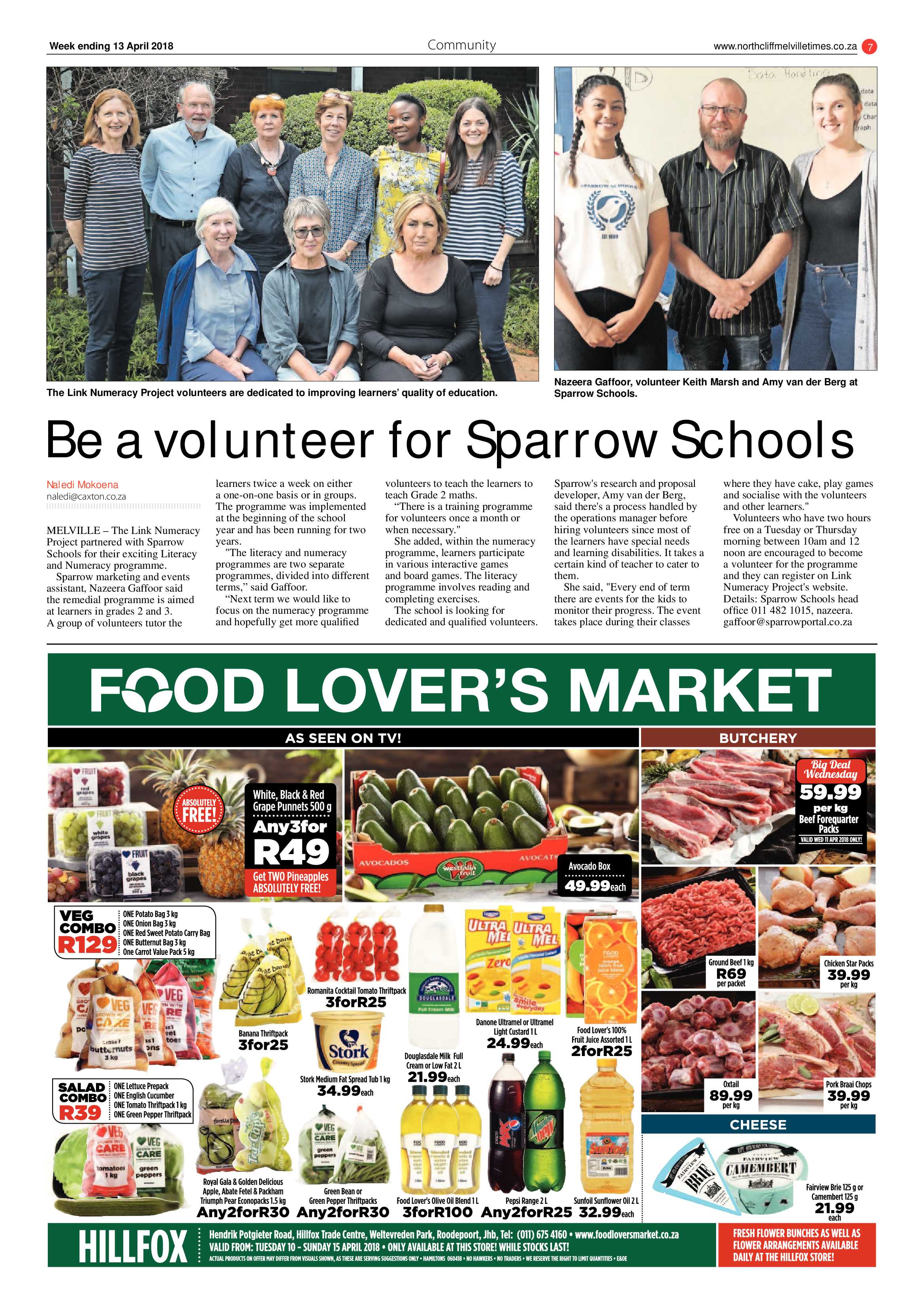 Northcliff Melville Times 13 April 2018 page 7