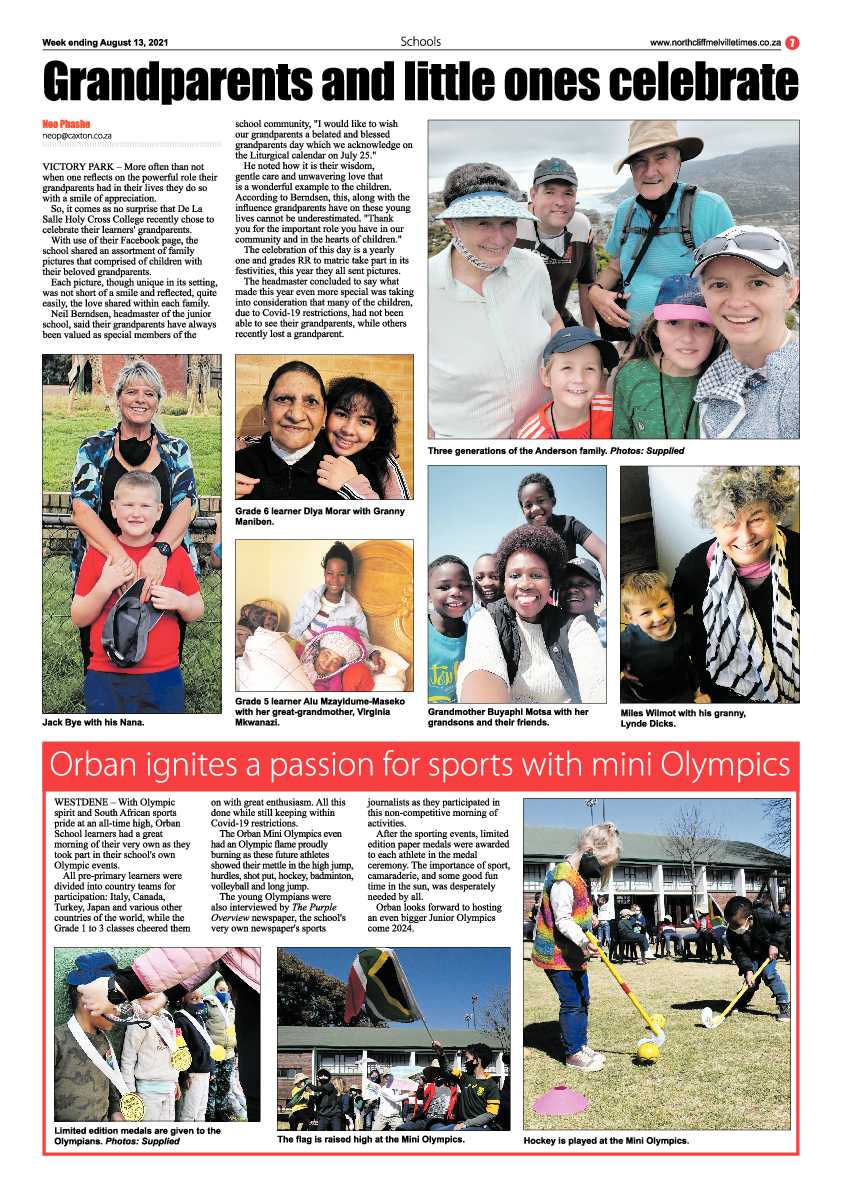 Northcliff Melville Times 13 August 2021 page 7