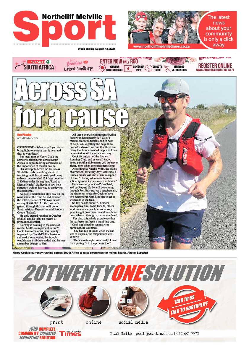 Northcliff Melville Times 13 August 2021 page 8